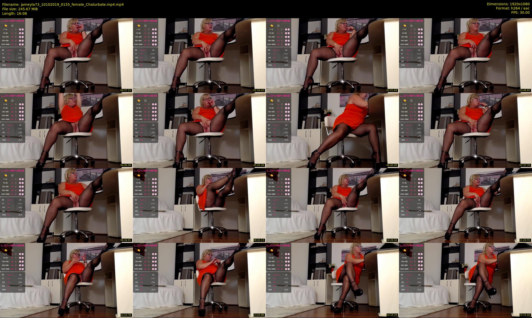 jameyla73 — 17 minute Chaturbate female cam show recording, 1080p, Oct 10, 2019
