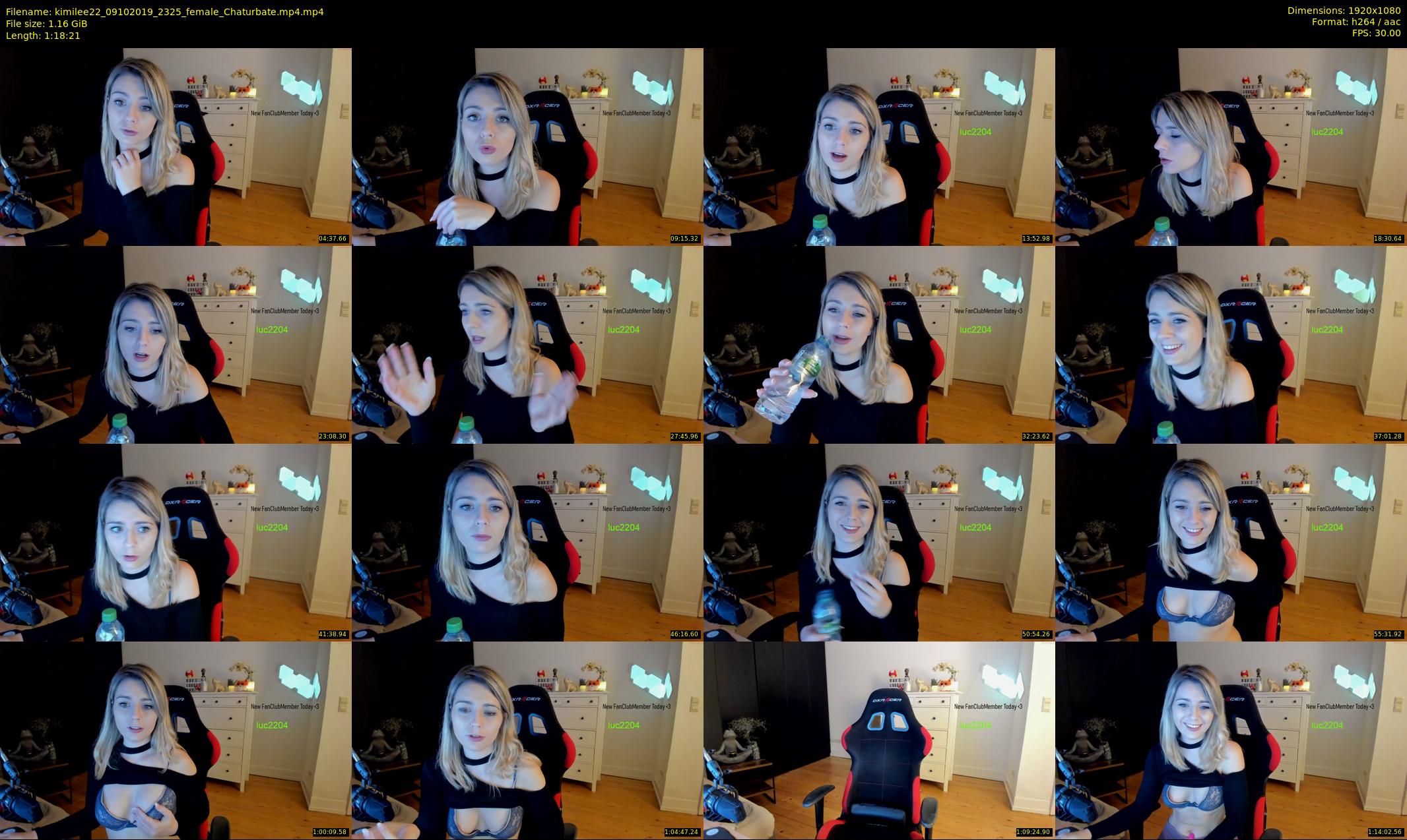 kimilee22 — 79 minute Chaturbate female cam show recording, 1080p, Oct 9, 2019