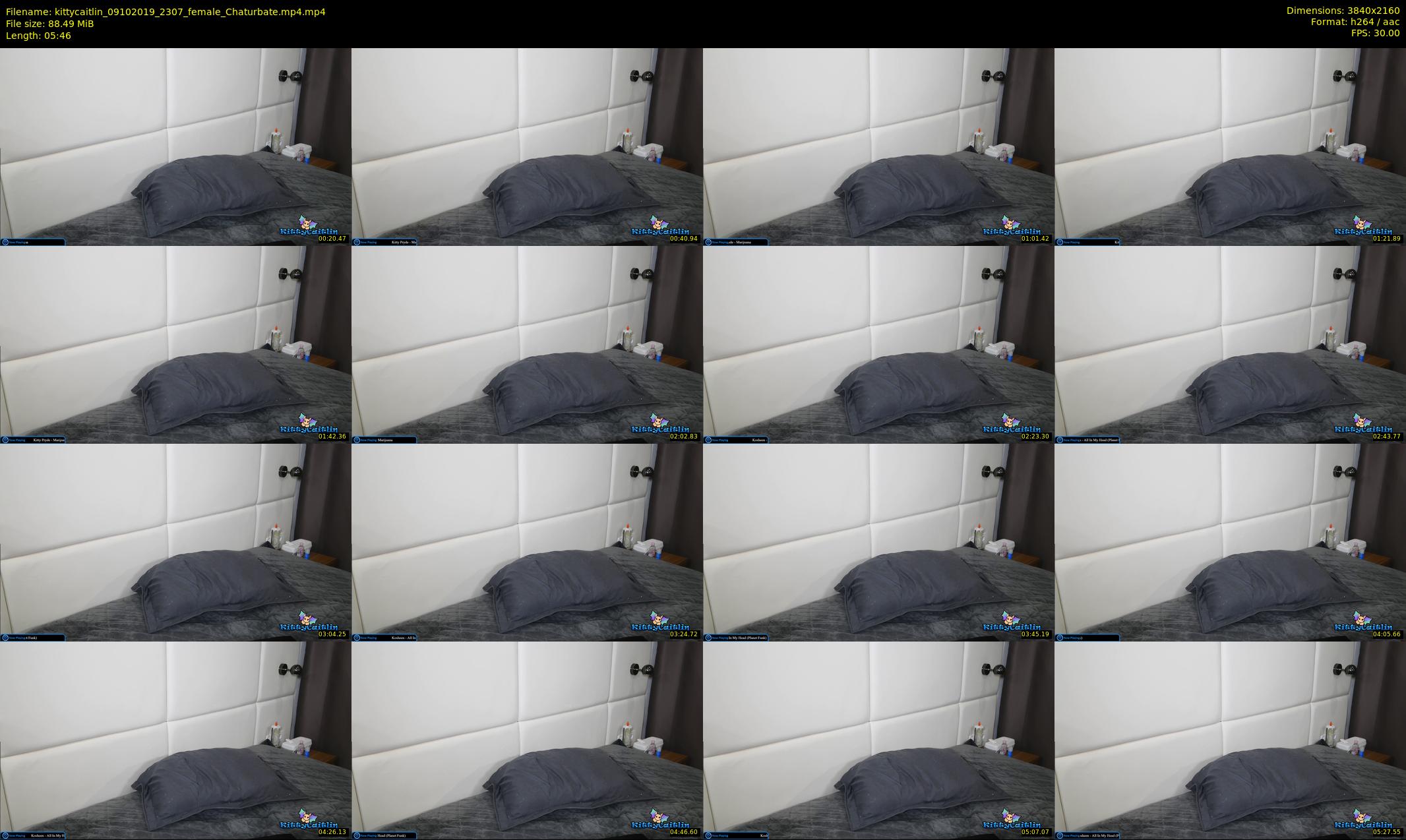 kittycaitlin — 6 minute Chaturbate female cam show recording, 4K, Oct 9, 2019