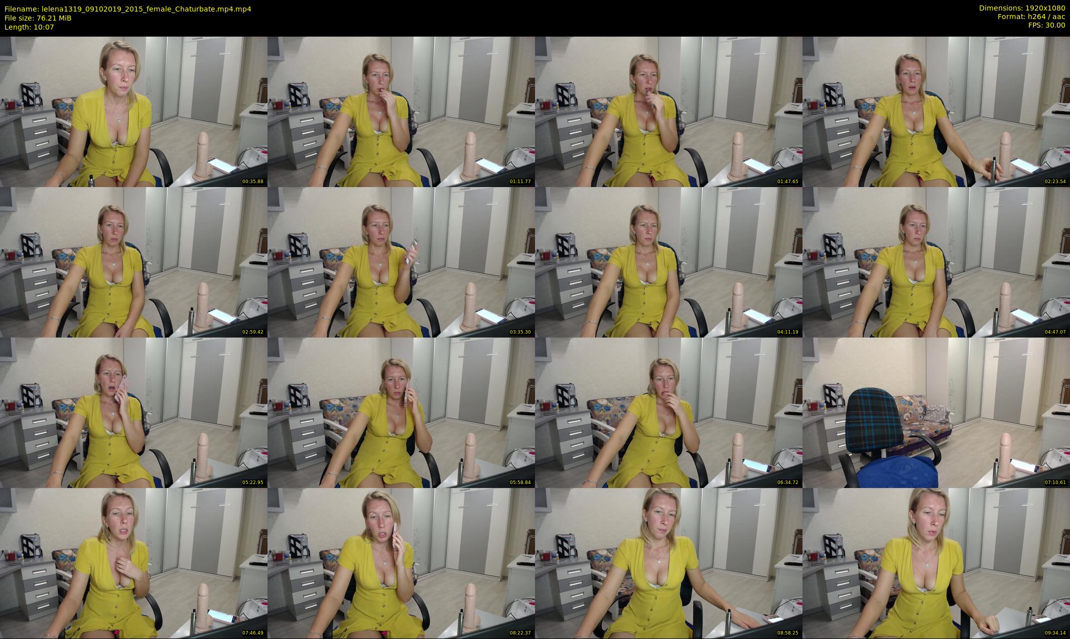 lelena1319 — 11 minute Chaturbate female cam show recording, 1080p, Oct 9, 2019