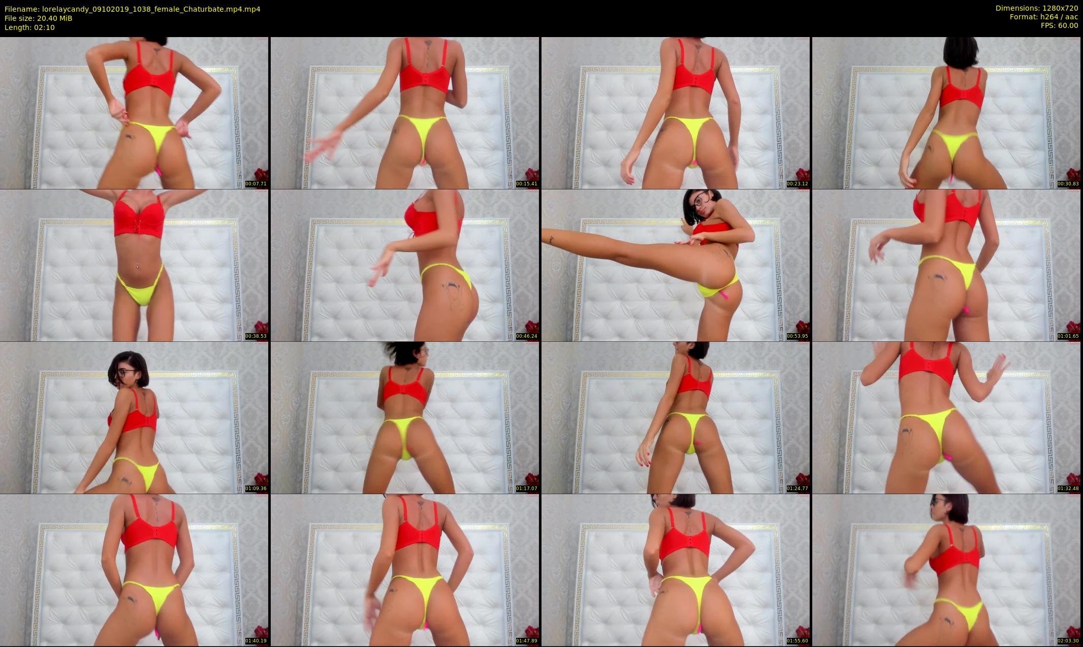 lorelaycandy — 3 minute Chaturbate female cam show recording, 720p, Oct 9, 2019