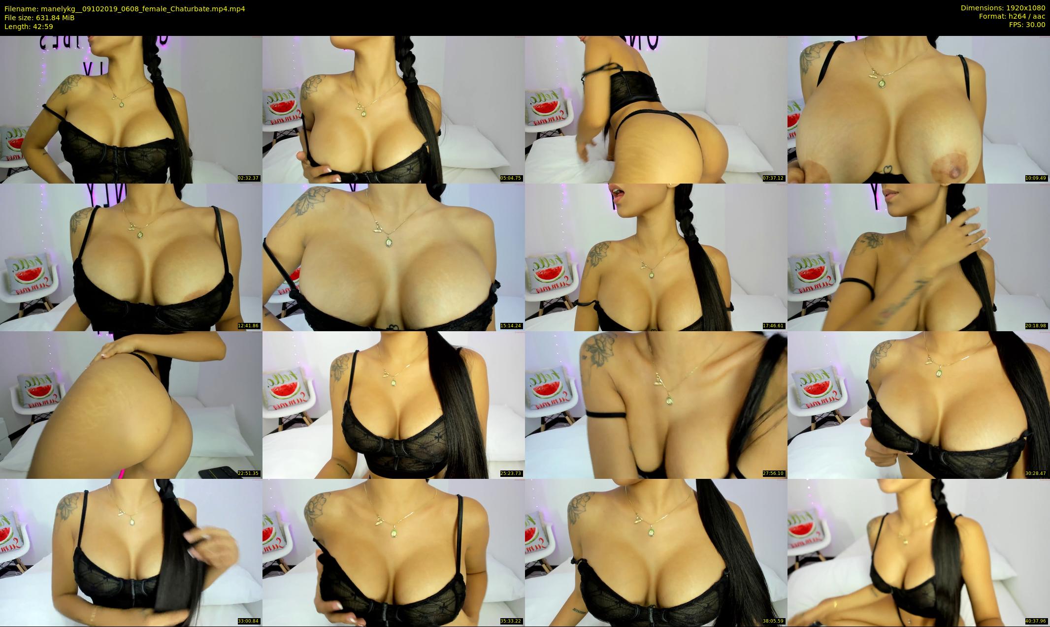 manelykg_ — 43 minute Chaturbate female cam show recording, 1080p, Oct 9, 2019