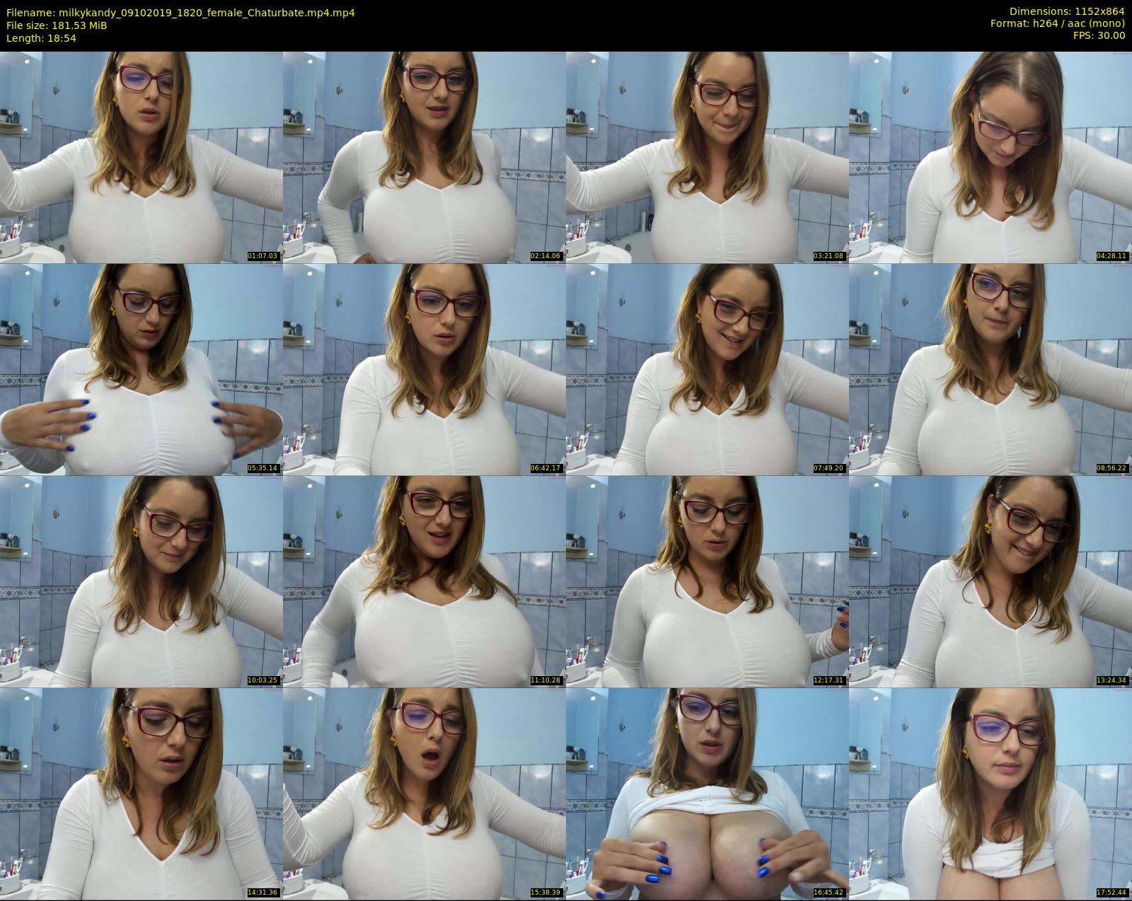 milkykandy — 19 minute Chaturbate female cam show recording, 720p, Oct 9, 2019