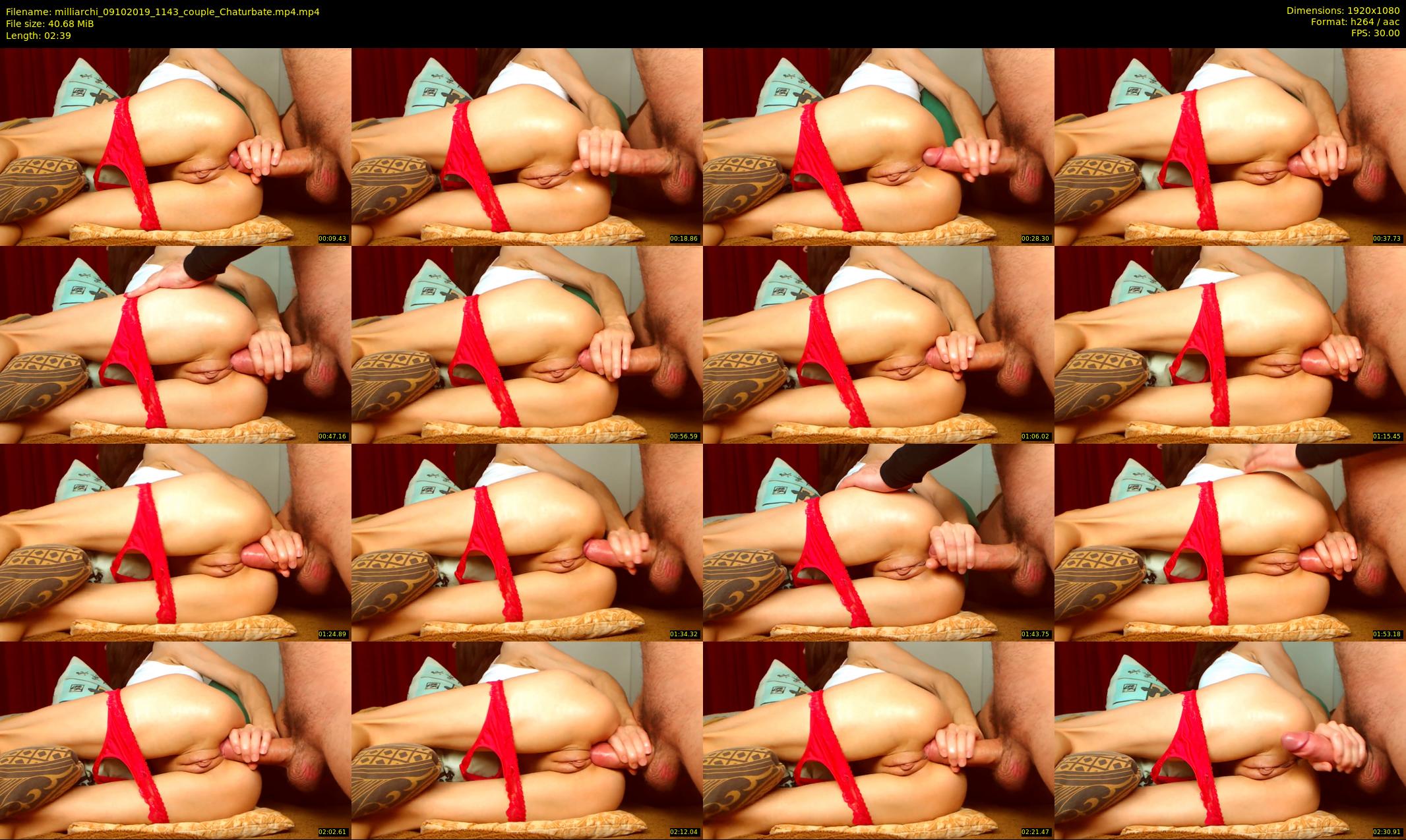 milliarchi — 3 minute Chaturbate couple cam show recording, 1080p, Oct 9, 2019