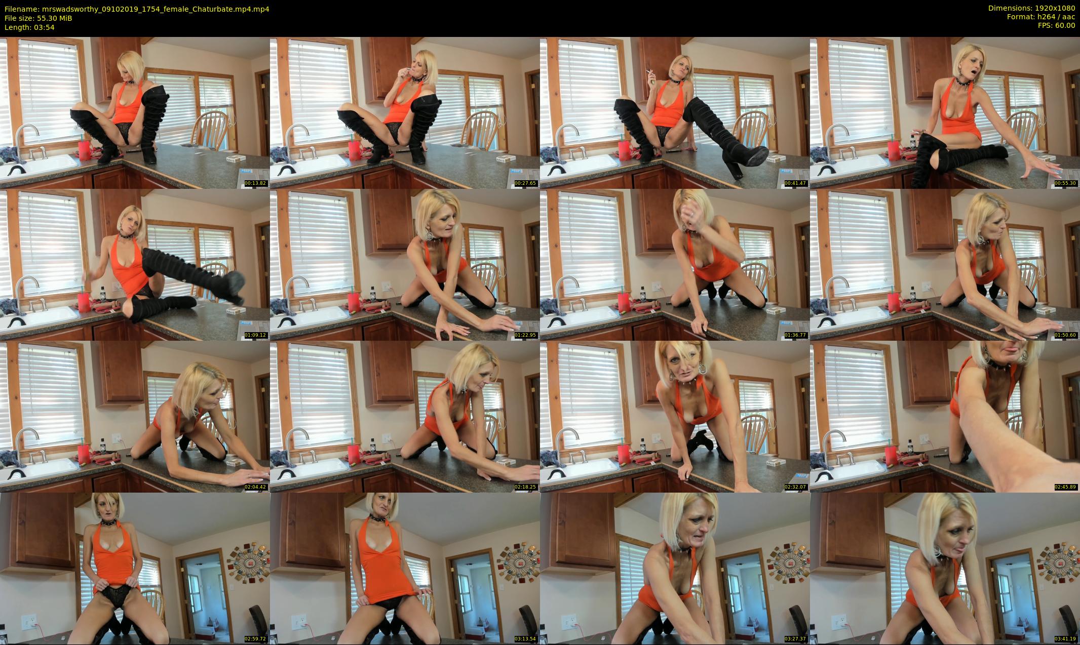mrswadsworthy — 4 minute Chaturbate female cam show recording, 1080p, Oct 9, 2019