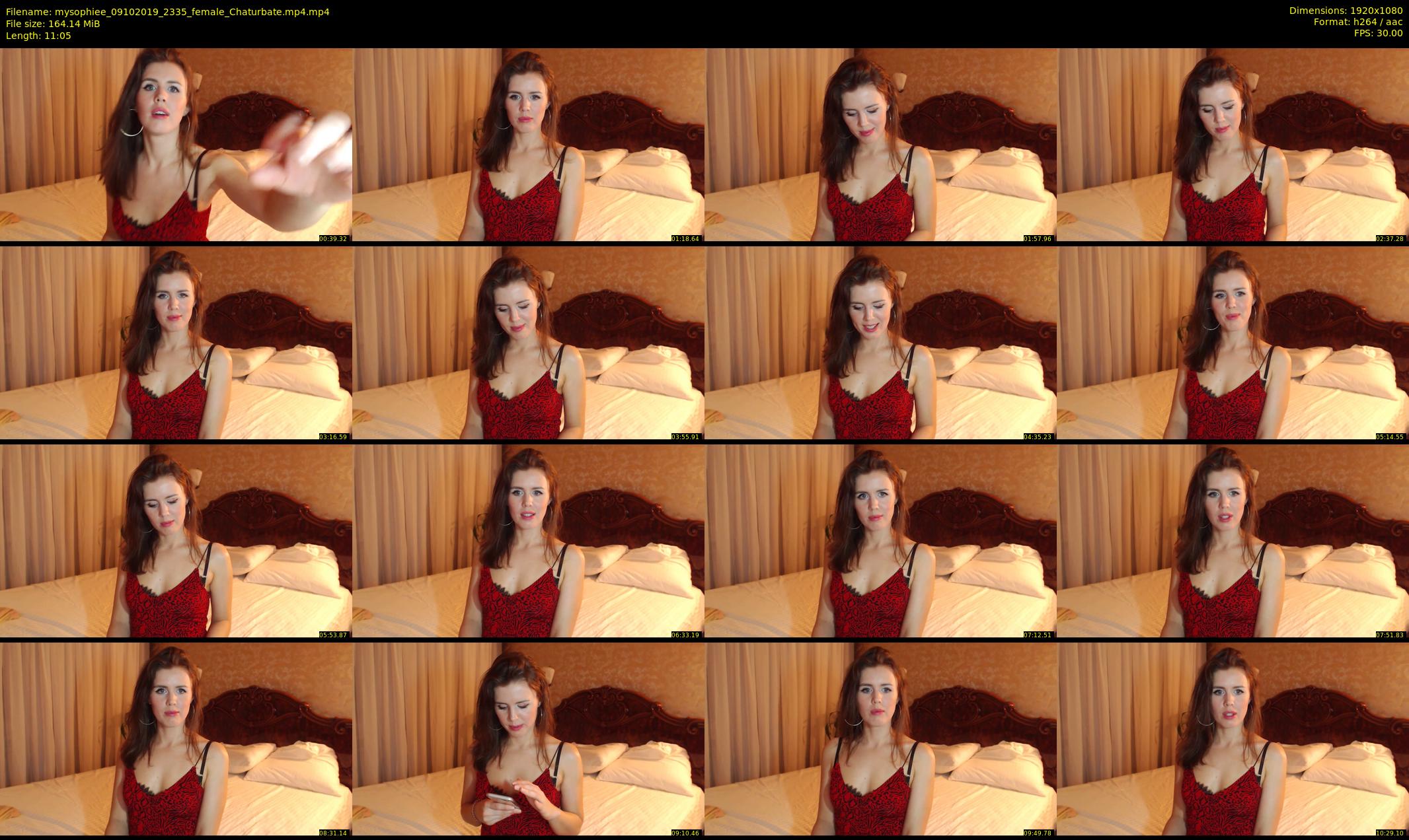 mysophiee — 12 minute Chaturbate female cam show recording, 1080p, Oct 9, 2019