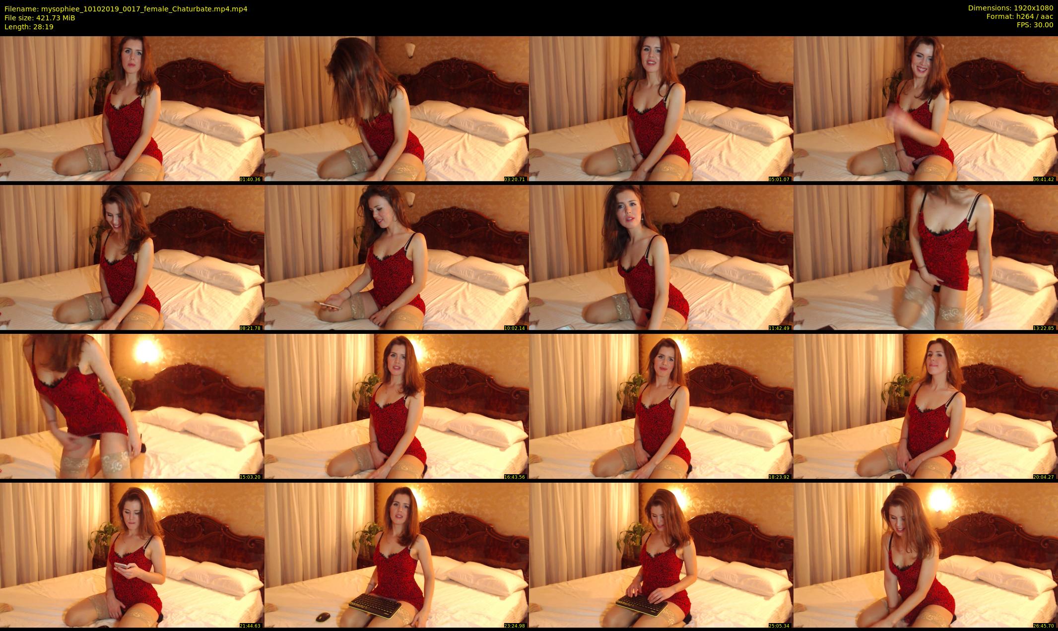 mysophiee — 29 minute Chaturbate female cam show recording, 1080p, Oct 10, 2019