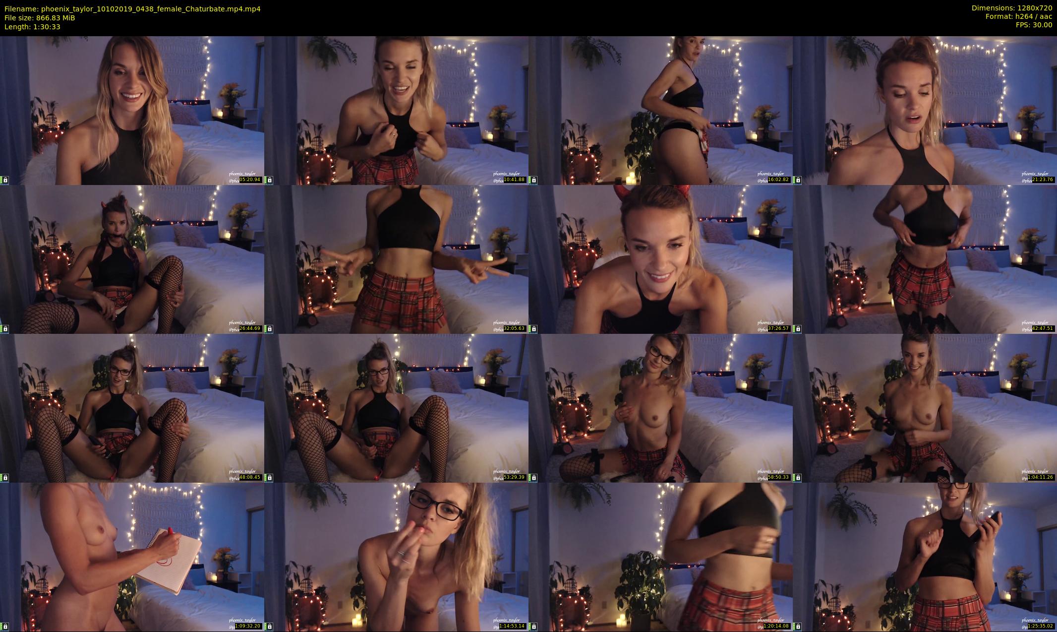 phoenix_taylor — 91 minute Chaturbate female cam show recording, 720p, Oct 10, 2019