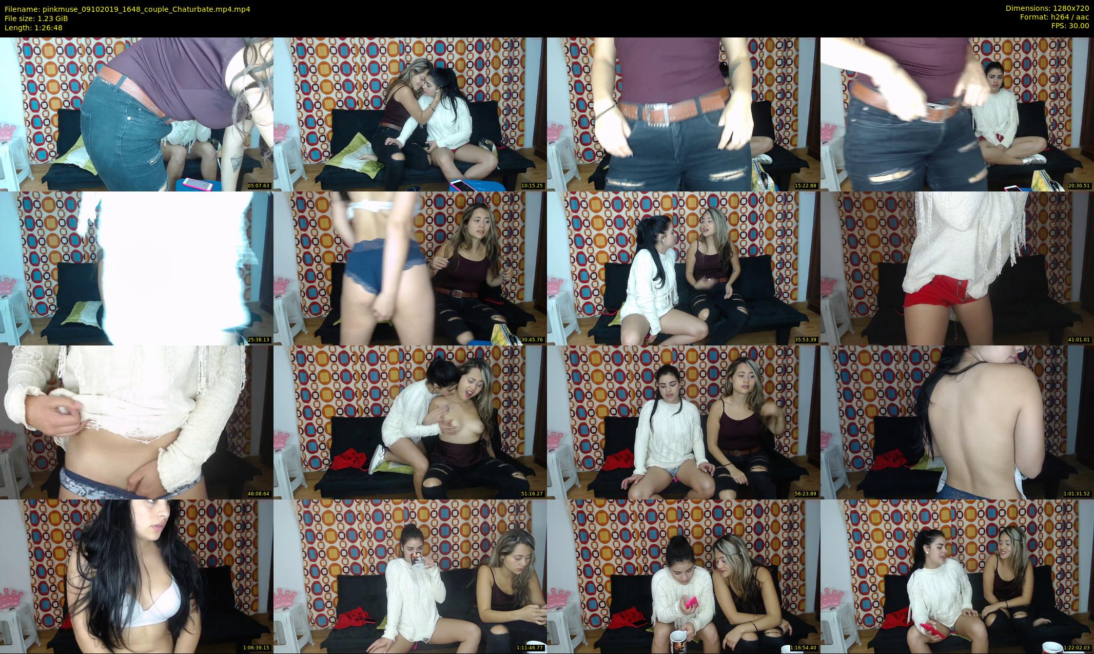 pinkmuse — 87 minute Chaturbate couple cam show recording, 720p, Oct 9, 2019