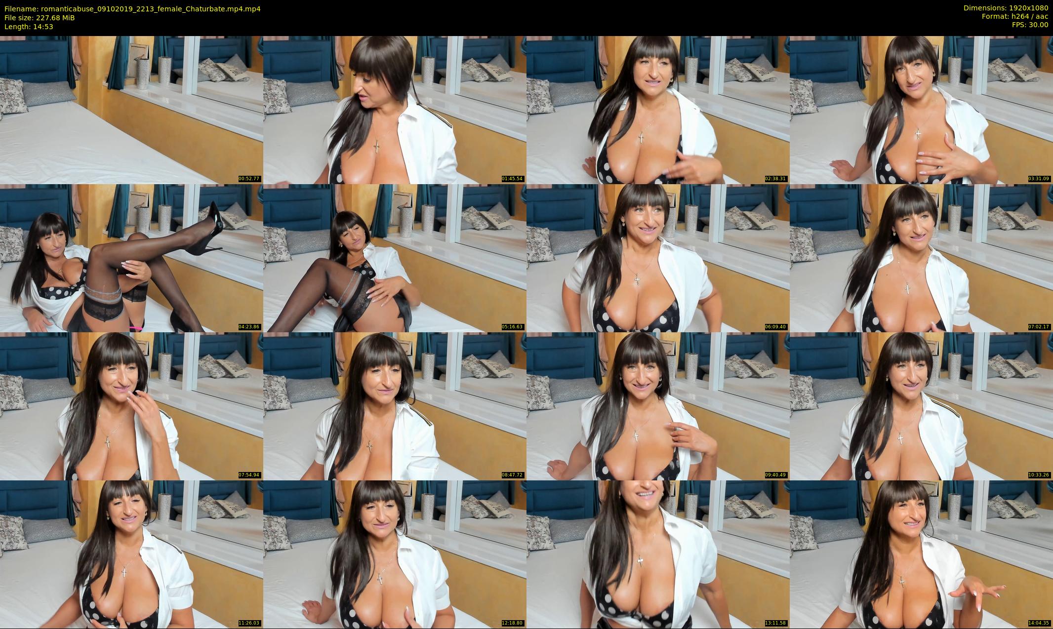 romanticabuse — 15 minute Chaturbate female cam show recording, 1080p, Oct 9, 2019