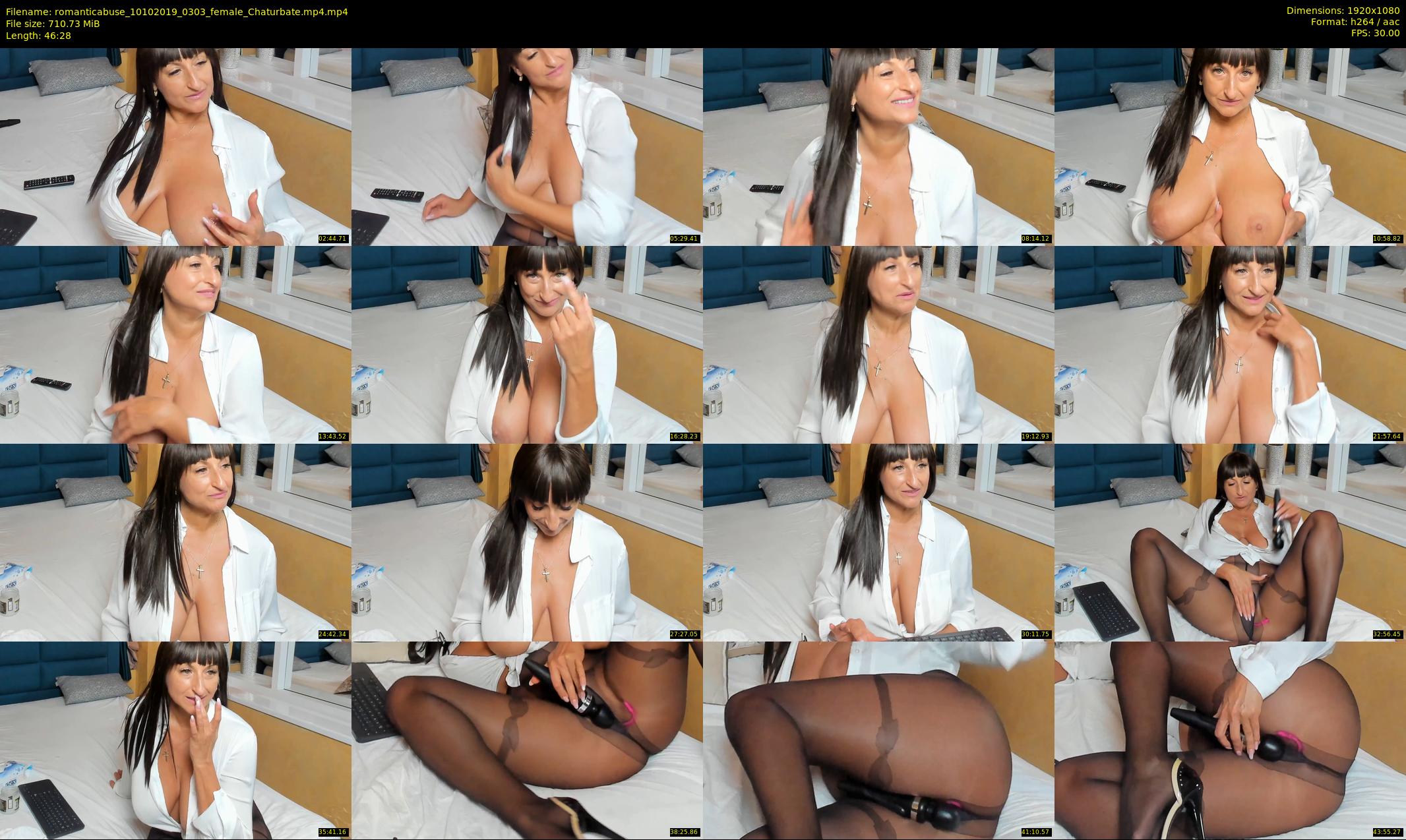 romanticabuse — 47 minute Chaturbate female cam show recording, 1080p, Oct 10, 2019