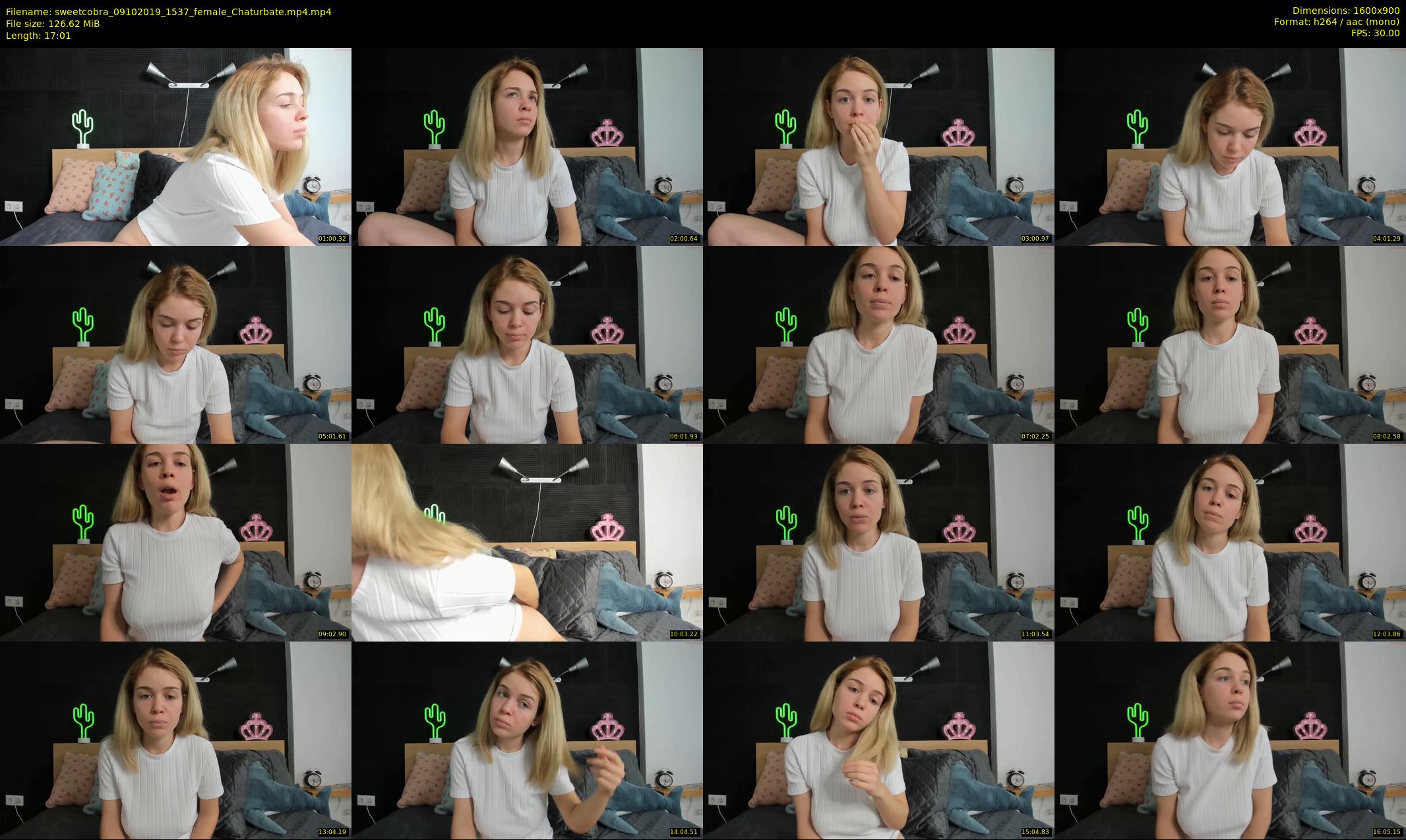 sweetcobra — 18 minute Chaturbate female cam show recording, 720p, Oct 9, 2019