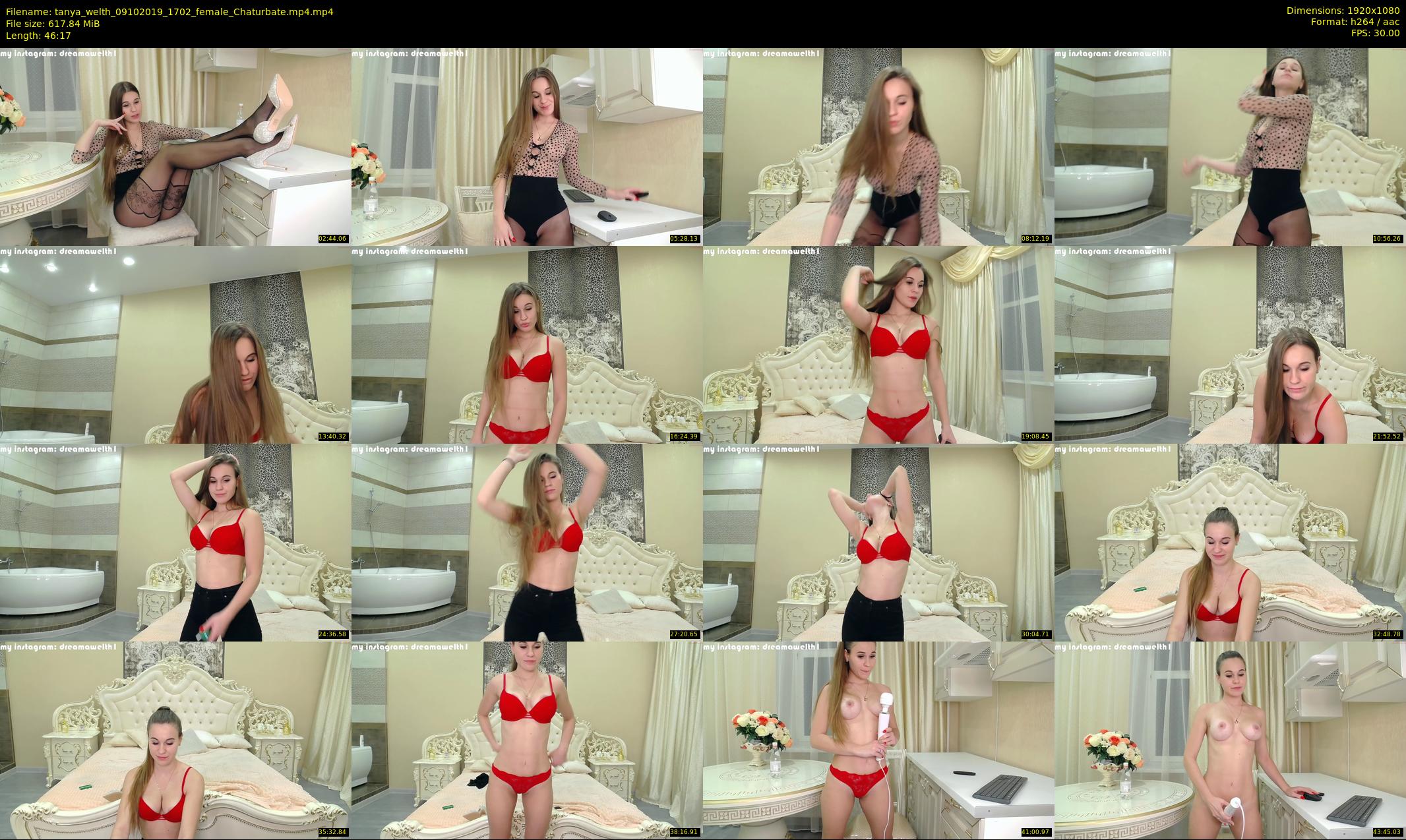 tanya_welth — 47 minute Chaturbate female cam show recording, 1080p, Oct 9, 2019