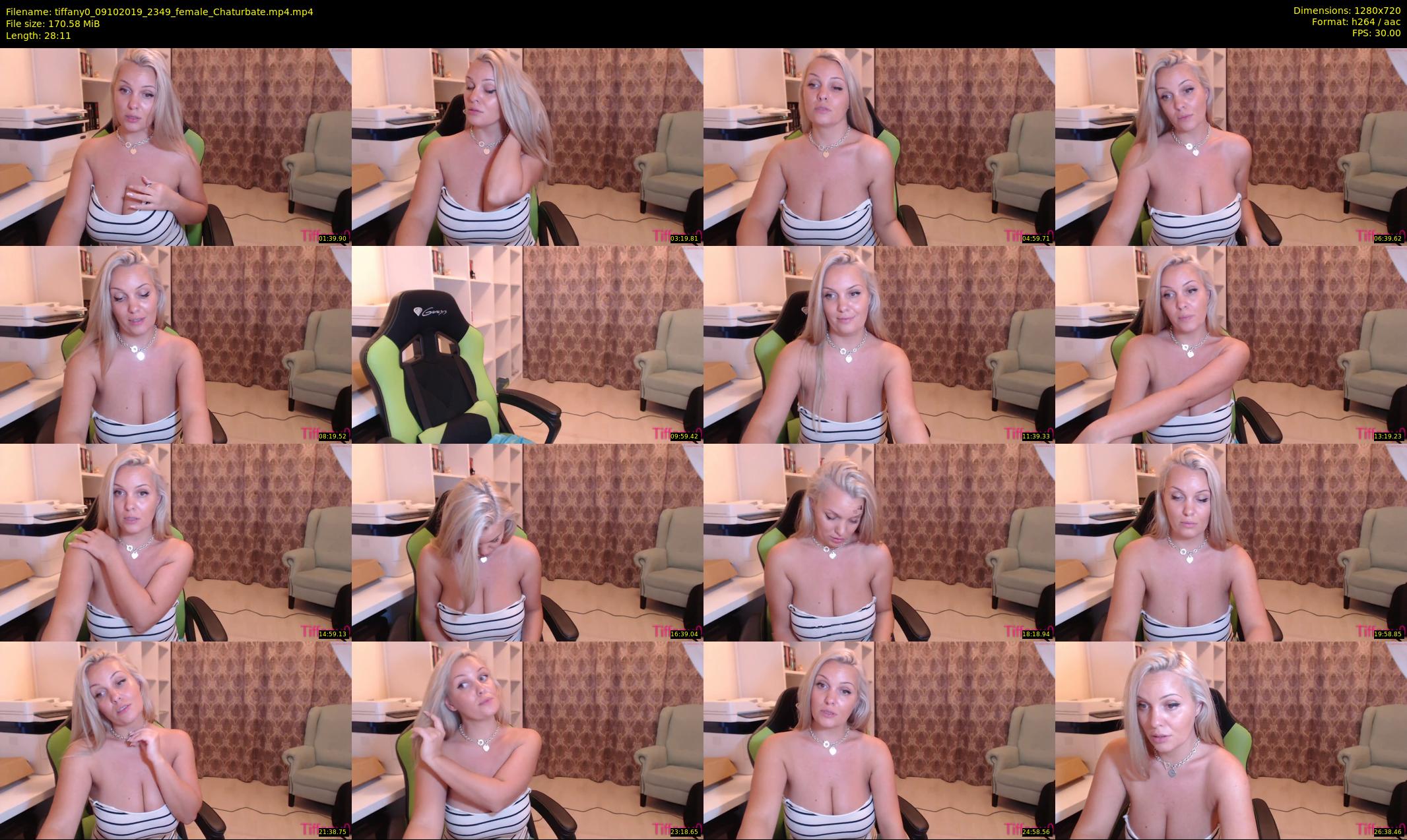 tiffany0 — 29 minute Chaturbate female cam show recording, 720p, Oct 9, 2019