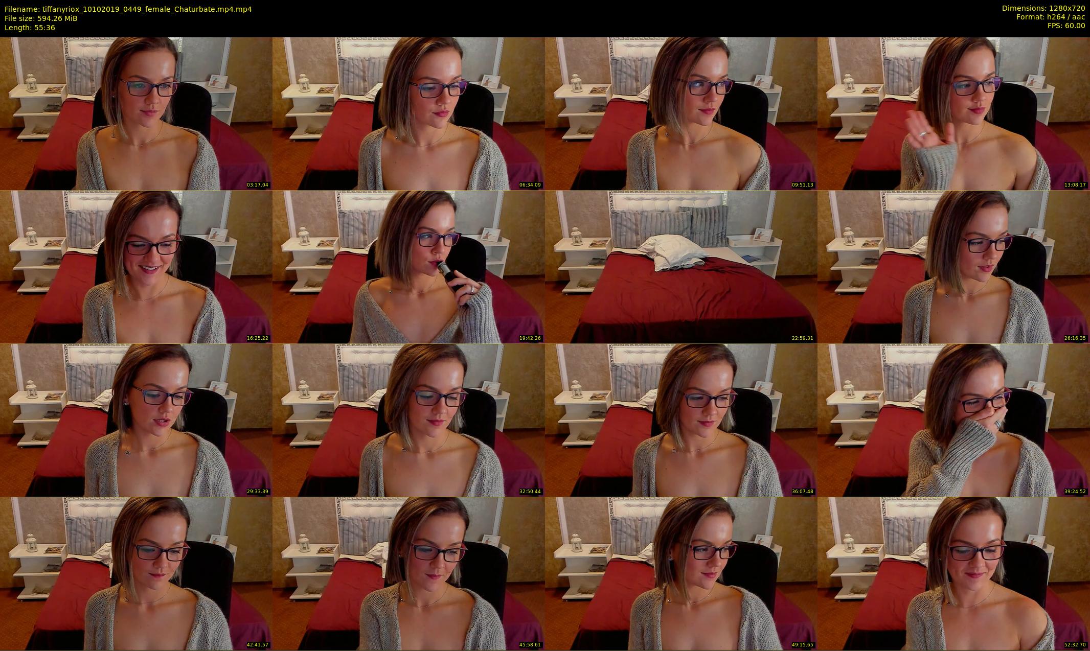 tiffanyriox — 56 minute Chaturbate female cam show recording, 720p, Oct 10, 2019