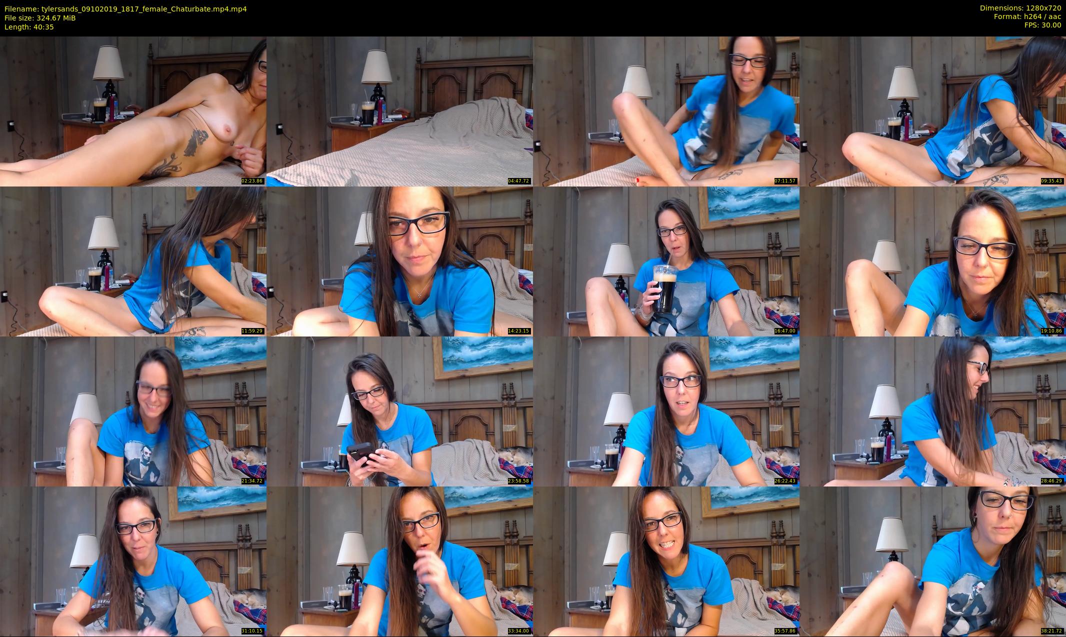 tylersands — 41 minute Chaturbate female cam show recording, 720p, Oct 9, 2019
