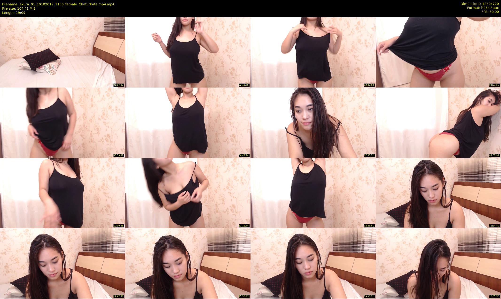 akura_01 — 20 minute Chaturbate female cam show recording, 720p, Oct 10, 2019