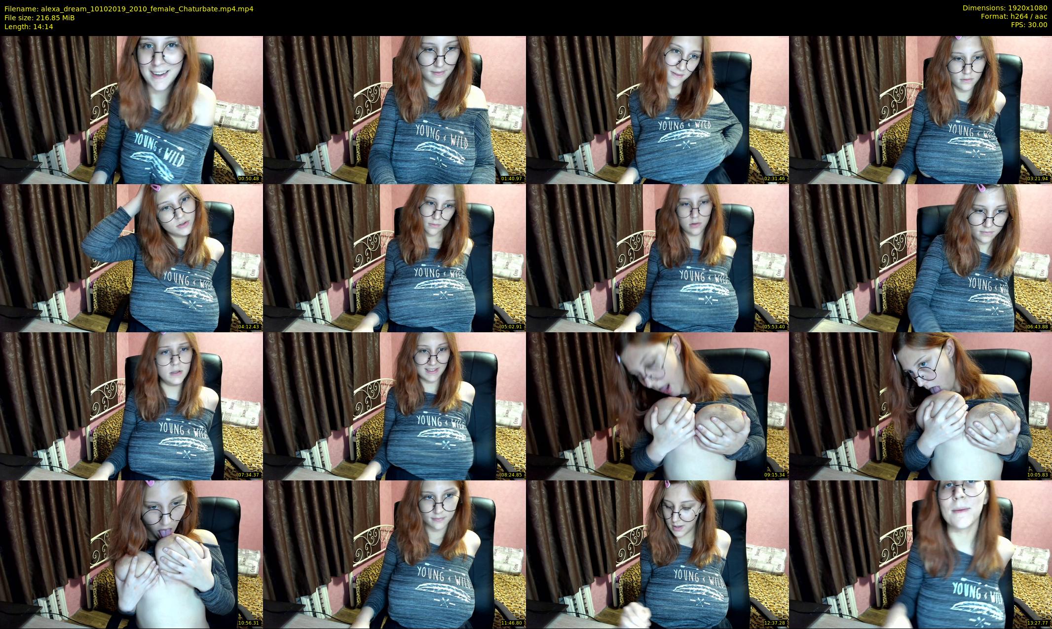 alexa_dream — 15 minute Chaturbate female cam show recording, 1080p, Oct 10, 2019