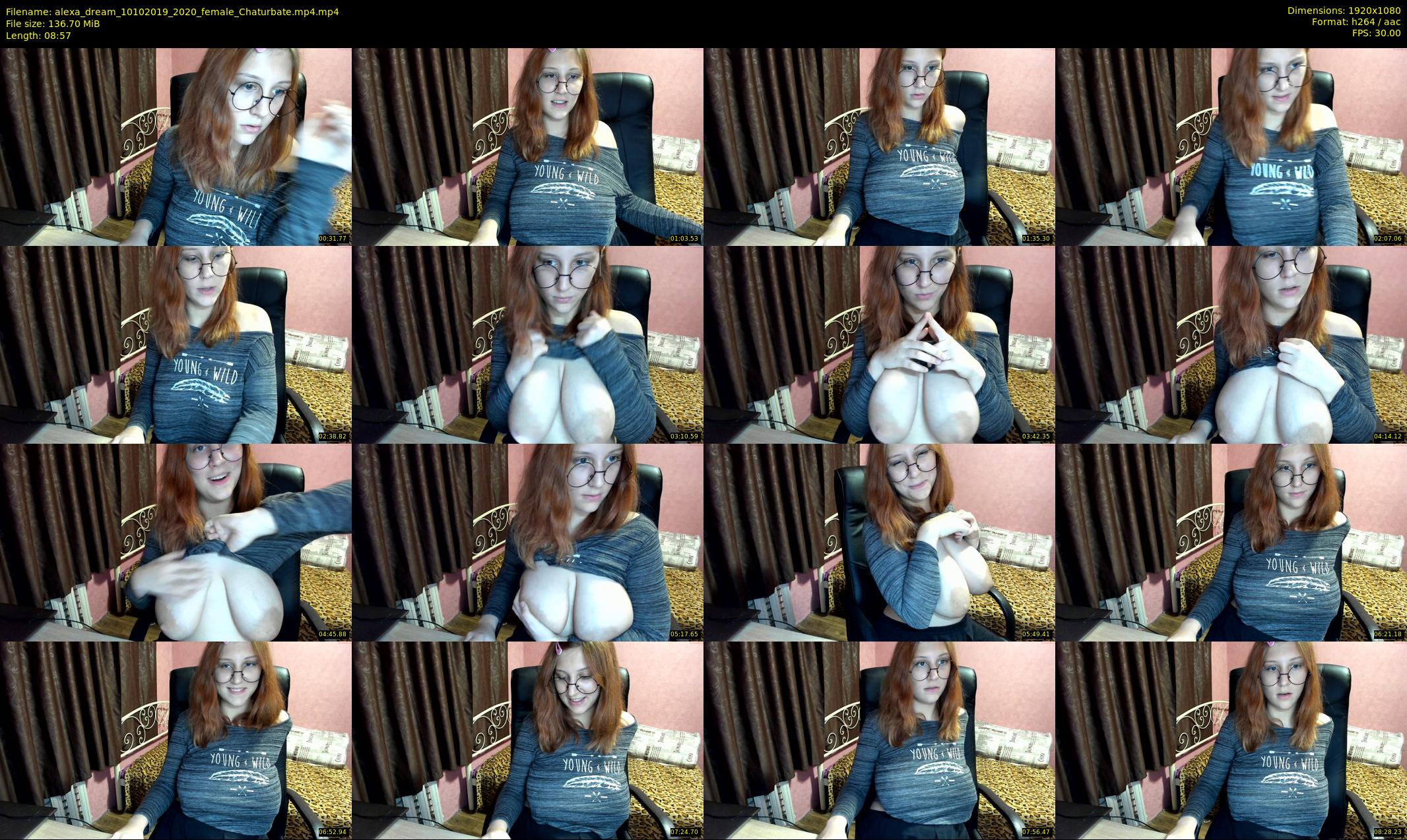 alexa_dream — 9 minute Chaturbate female cam show recording, 1080p, Oct 10, 2019
