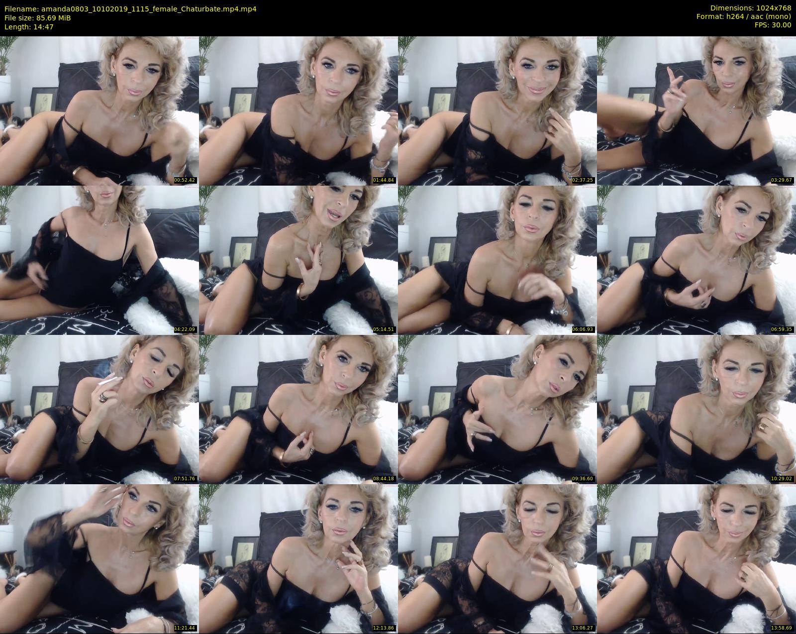 amanda0803 — 15 minute Chaturbate female cam show recording, 720p, Oct 10, 2019