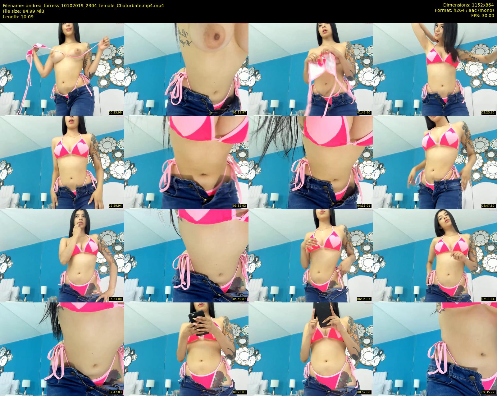 andrea_torress — 11 minute Chaturbate female cam show recording, 720p, Oct 10, 2019