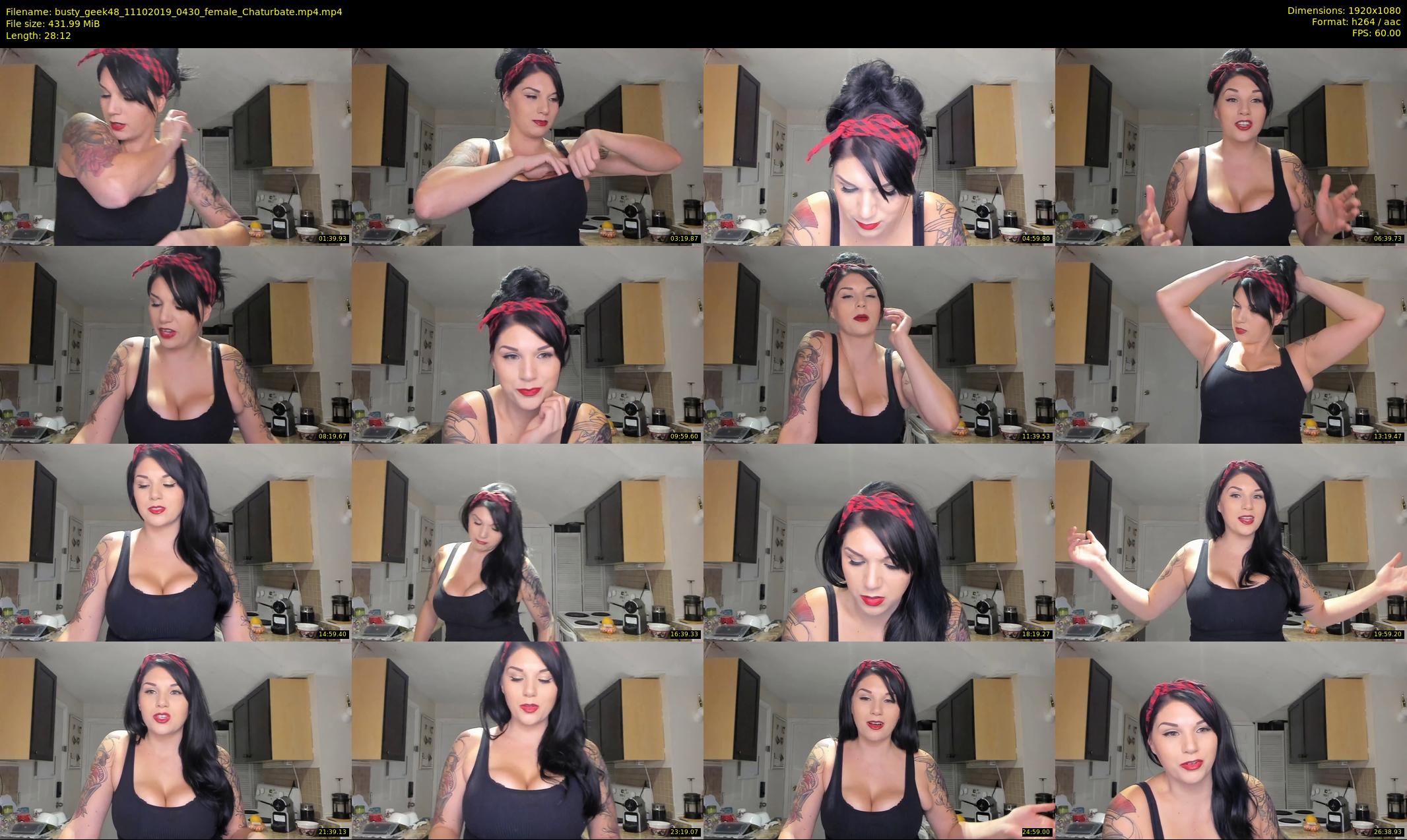 busty_geek48 — 29 minute Chaturbate female cam show recording, 1080p, Oct 11, 2019