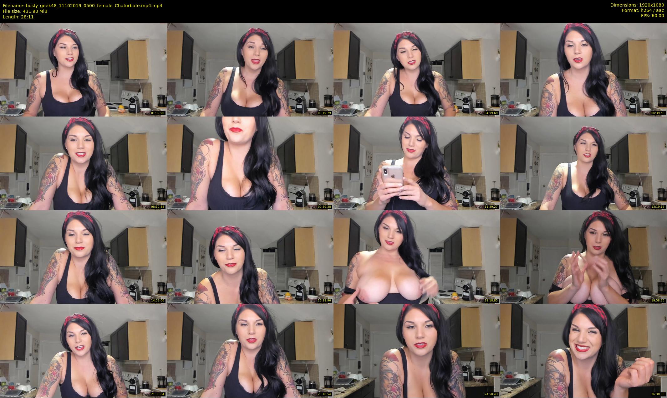 busty_geek48 — 29 minute Chaturbate female cam show recording, 1080p, Oct 11, 2019
