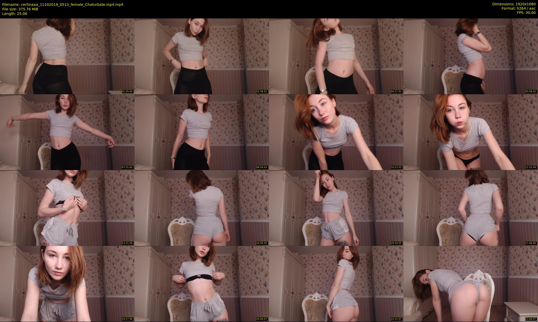 certinaaa — 26 minute Chaturbate female cam show recording, 1080p, Oct 11, 2019