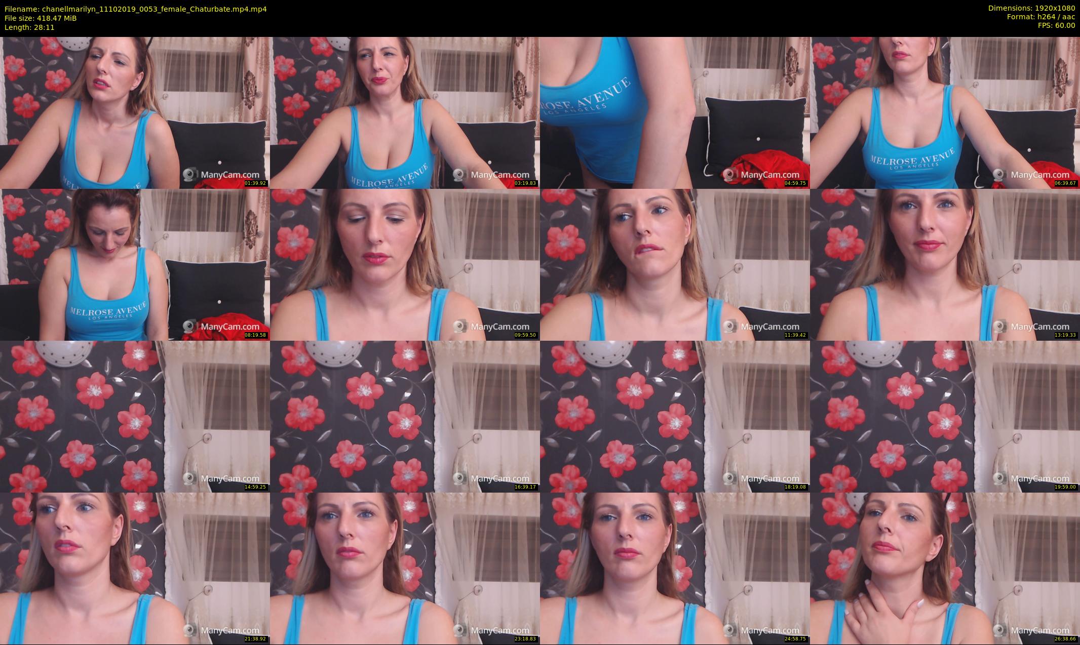 chanellmarilyn — 29 minute Chaturbate female cam show recording, 1080p, Oct 11, 2019