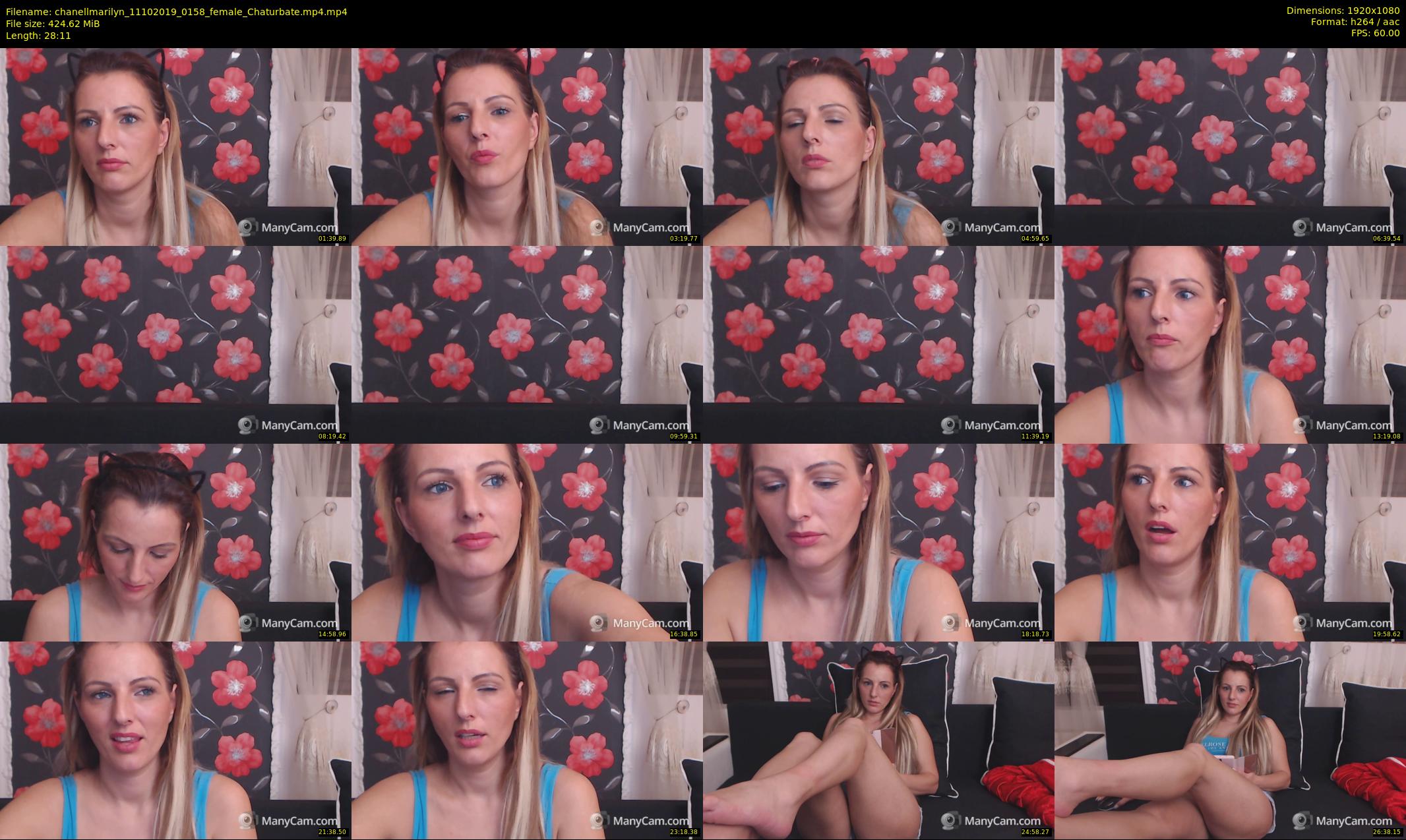 chanellmarilyn — 29 minute Chaturbate female cam show recording, 1080p, Oct 11, 2019