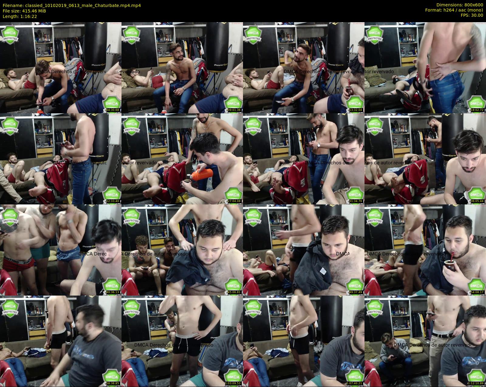 classied — 77 minute Chaturbate male cam show recording, 480p, Oct 10, 2019