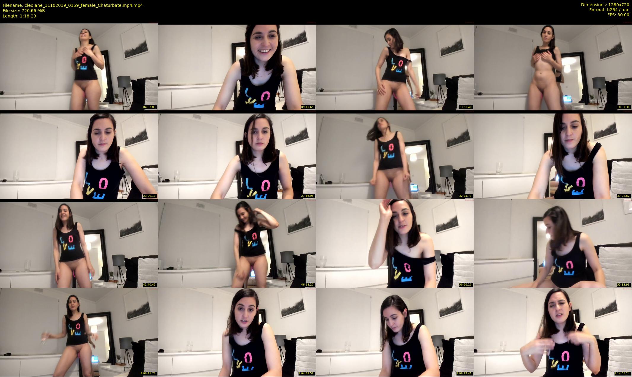 cleolane — 79 minute Chaturbate female cam show recording, 720p, Oct 11, 2019