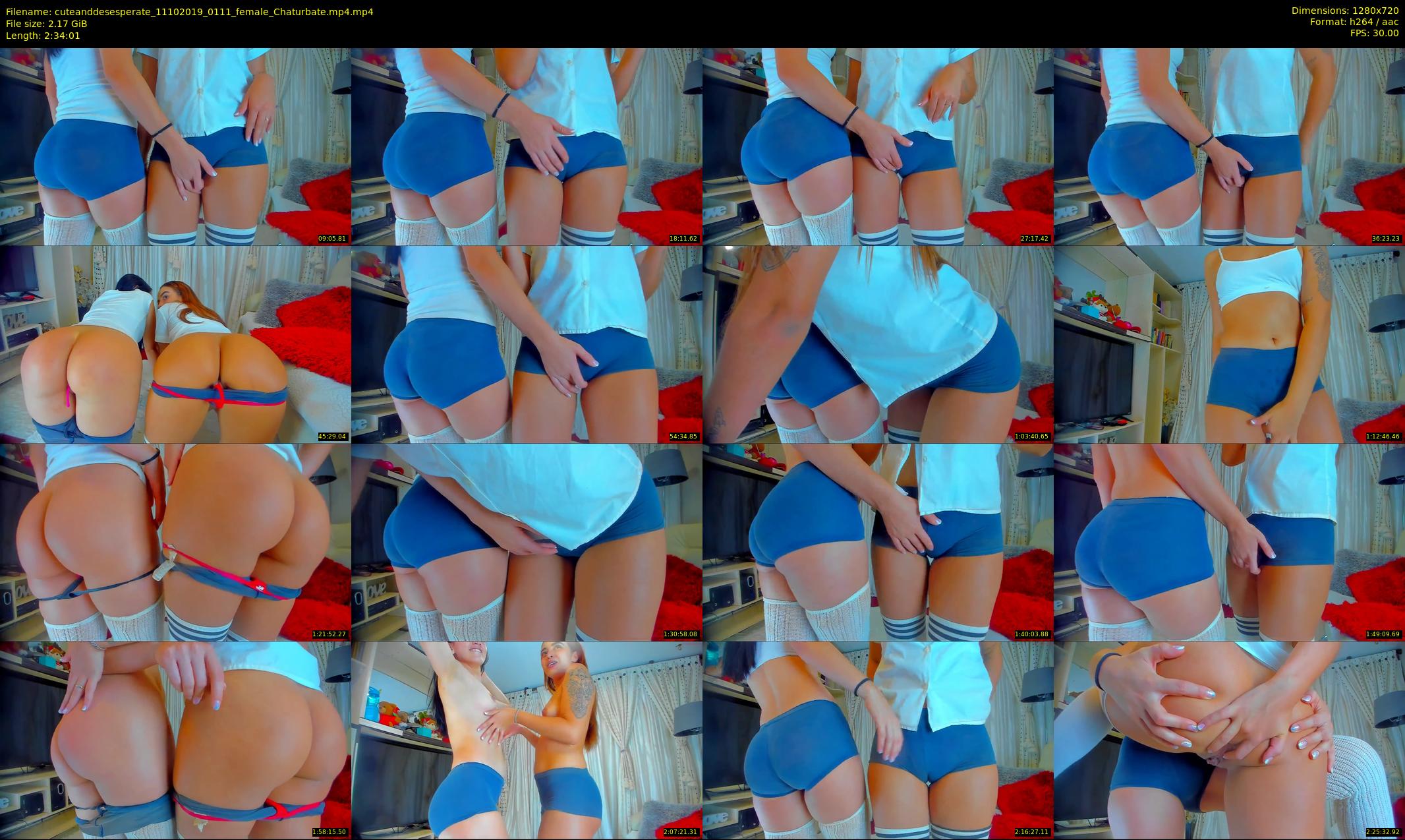 cuteanddesesperate — 155 minute Chaturbate female cam show recording, 720p, Oct 11, 2019