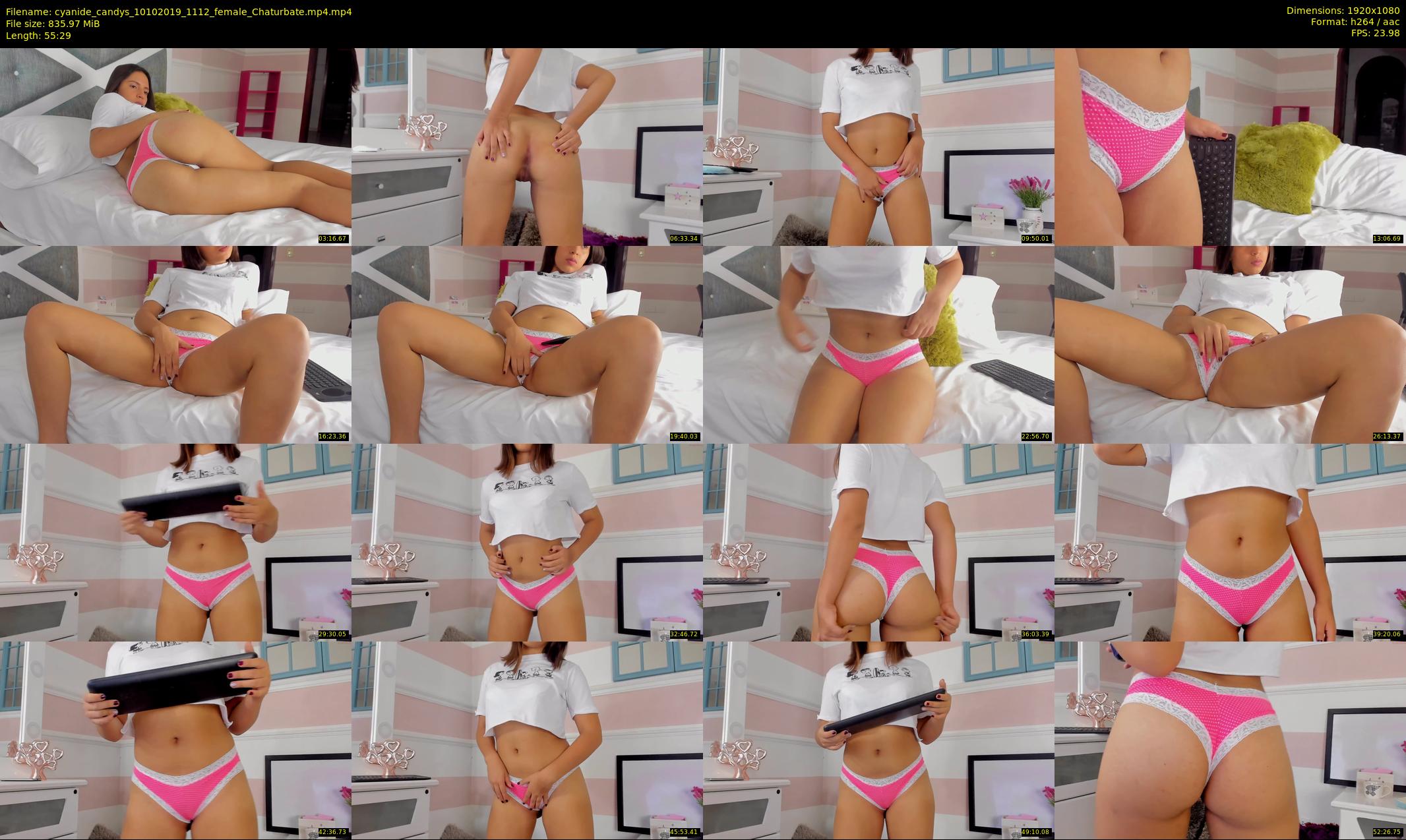 cyanide_candys — 56 minute Chaturbate female cam show recording, 1080p, Oct 10, 2019