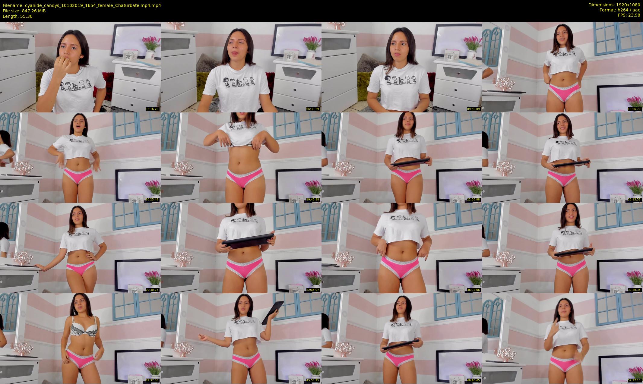cyanide_candys — 56 minute Chaturbate female cam show recording, 1080p, Oct 10, 2019