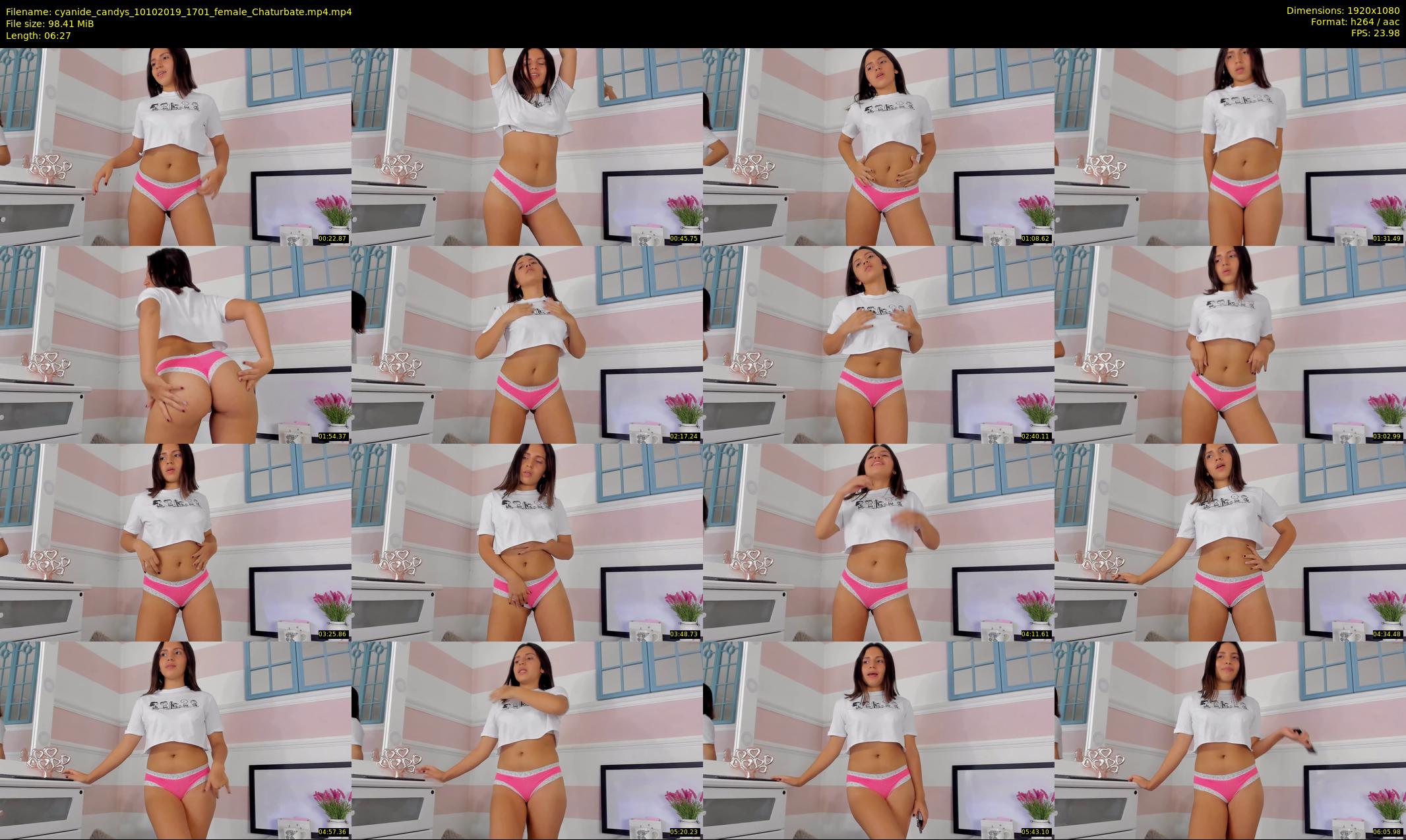 cyanide_candys — 7 minute Chaturbate female cam show recording, 1080p, Oct 10, 2019