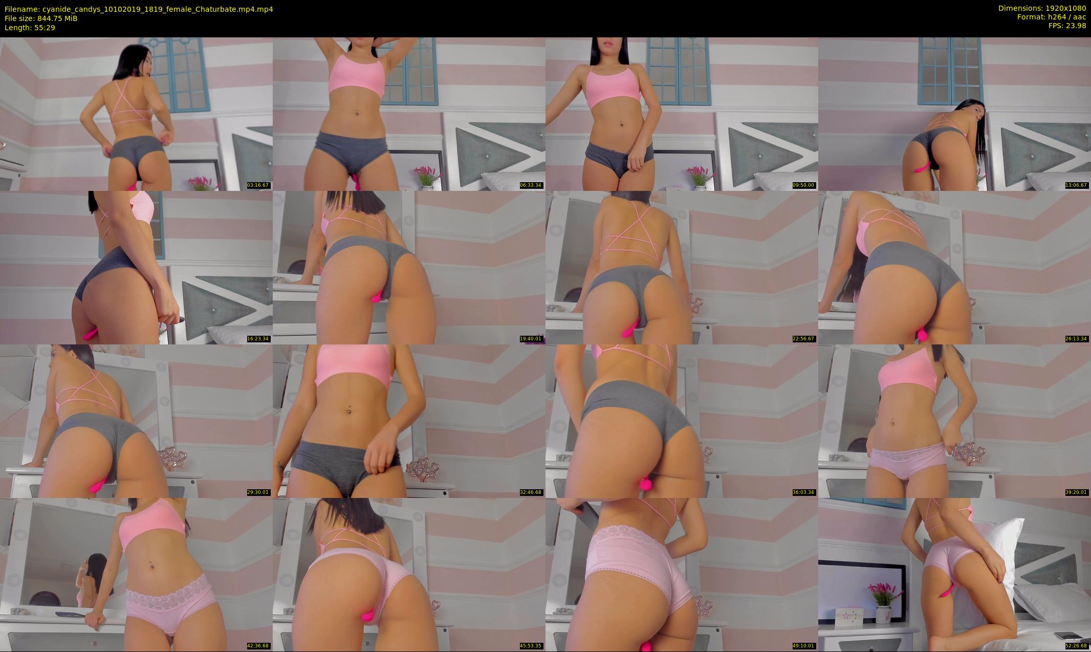 cyanide_candys — 56 minute Chaturbate female cam show recording, 1080p, Oct 10, 2019