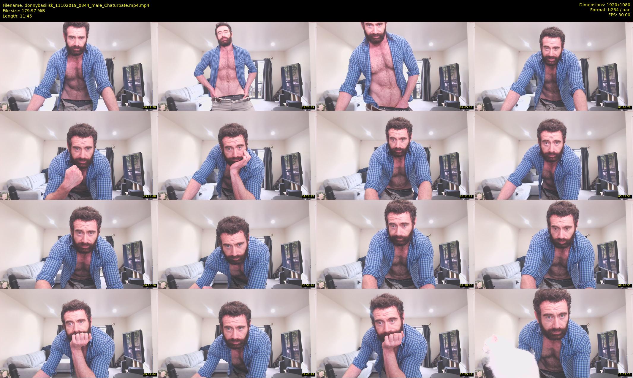 donnybasilisk — 12 minute Chaturbate male cam show recording, 1080p, Oct 11, 2019