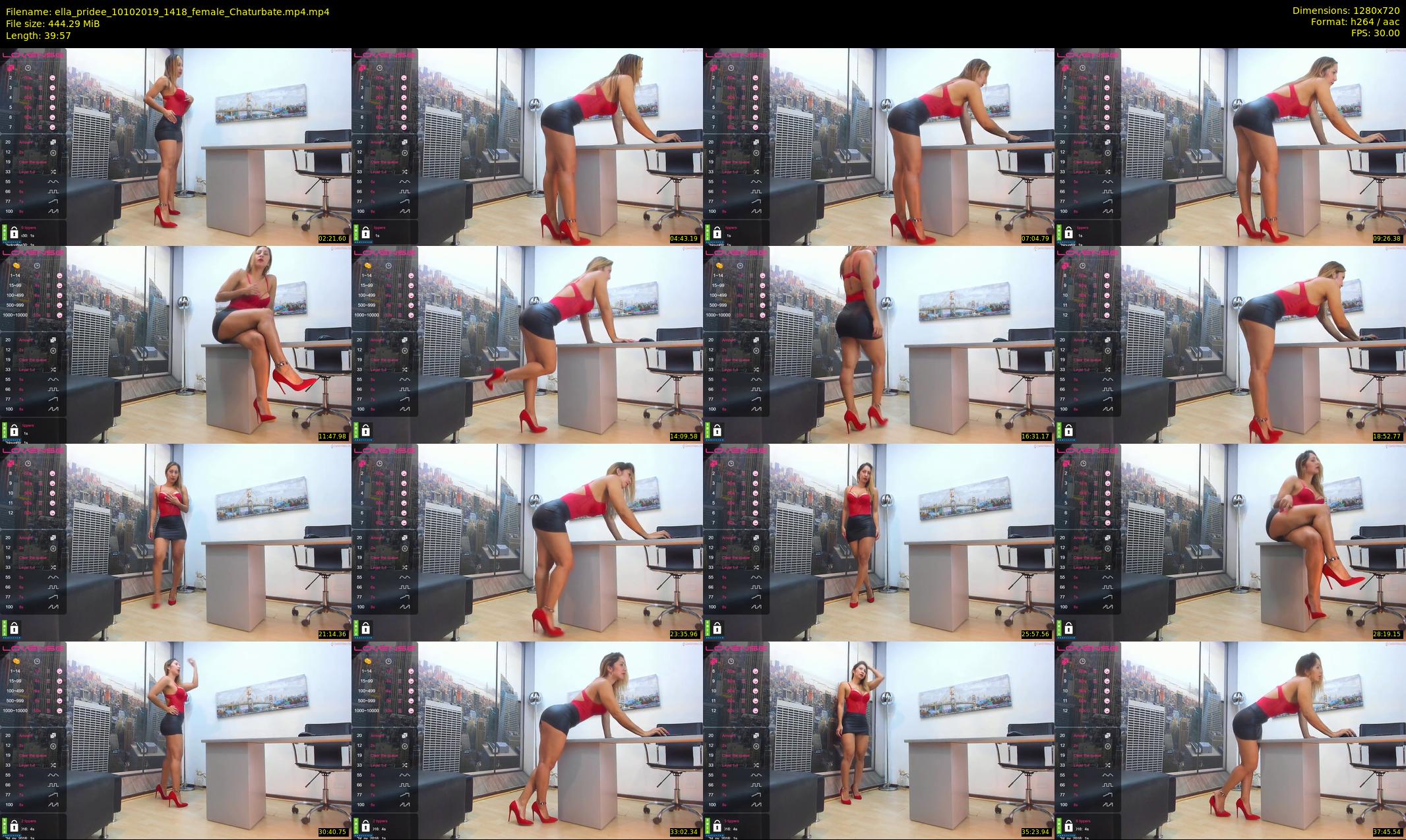 ella_pridee — 40 minute Chaturbate female cam show recording, 720p, Oct 10, 2019