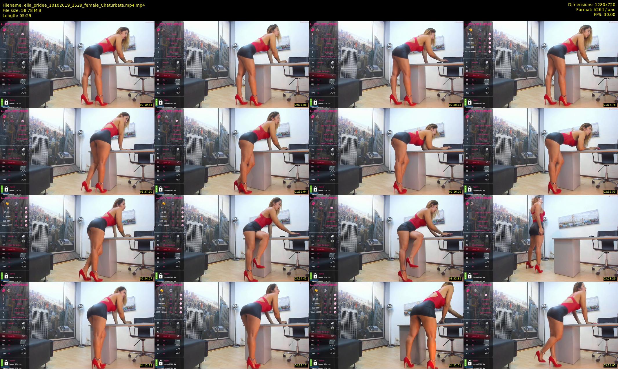 ella_pridee — 6 minute Chaturbate female cam show recording, 720p, Oct 10, 2019