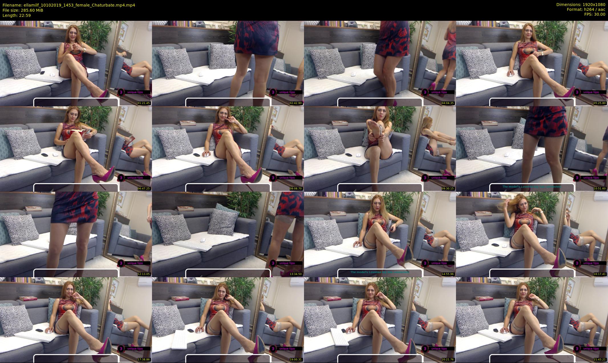 ellamilf — 23 minute Chaturbate female cam show recording, 1080p, Oct 10, 2019