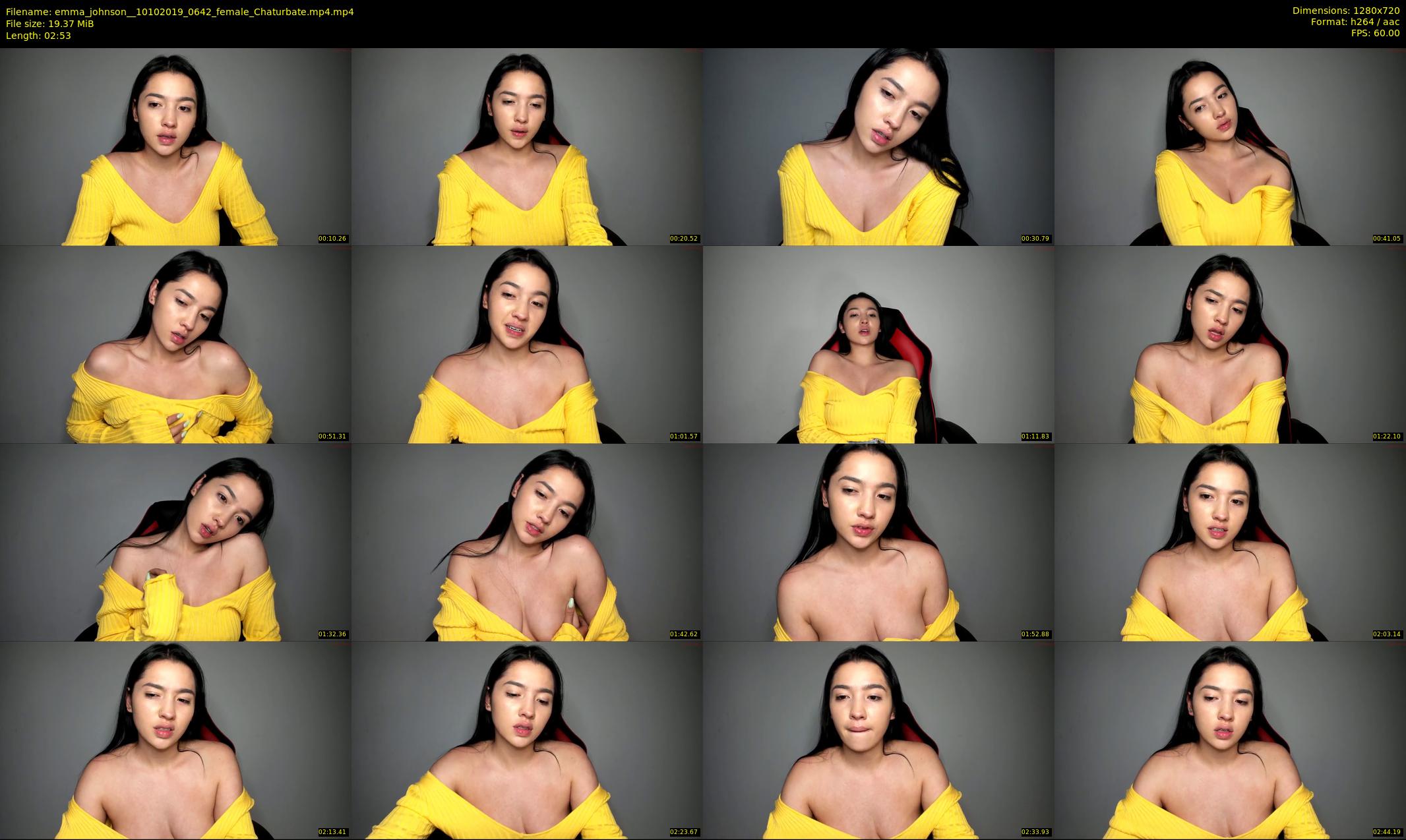 emma_johnson_ — 3 minute Chaturbate female cam show recording, 720p, Oct 10, 2019