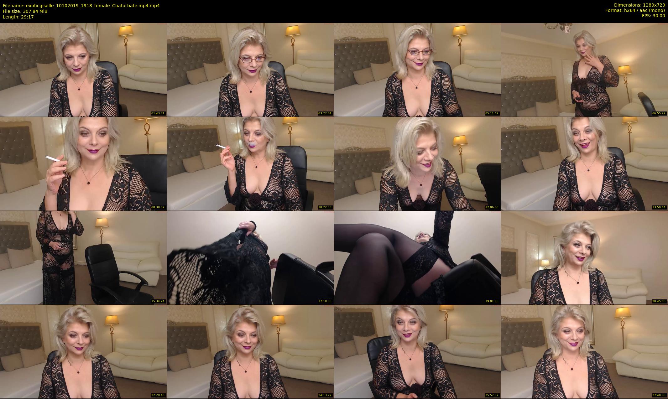 exoticgiselle — 30 minute Chaturbate female cam show recording, 720p, Oct 10, 2019