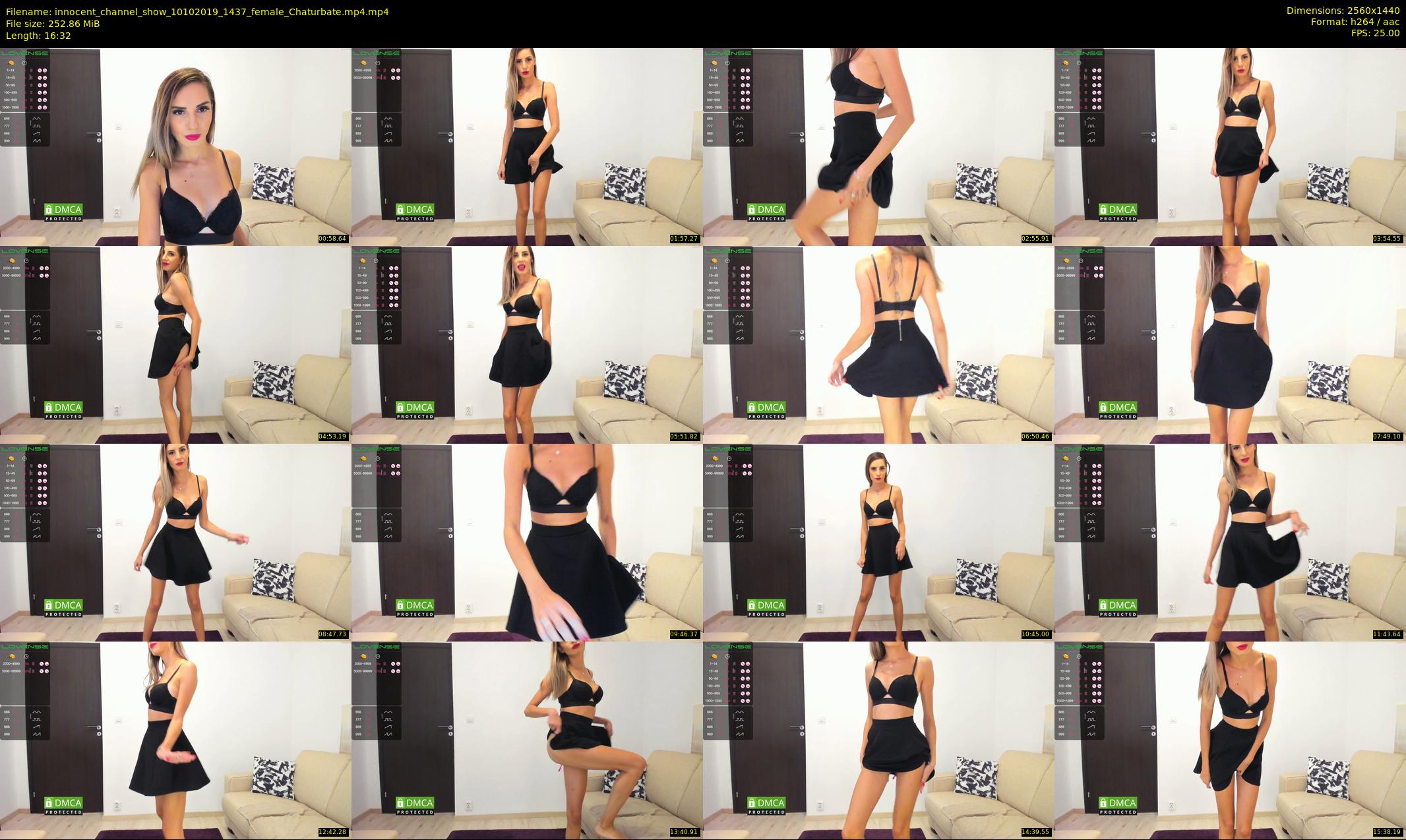 innocent_channel_show — 17 minute Chaturbate female cam show recording, 1080p, Oct 10, 2019
