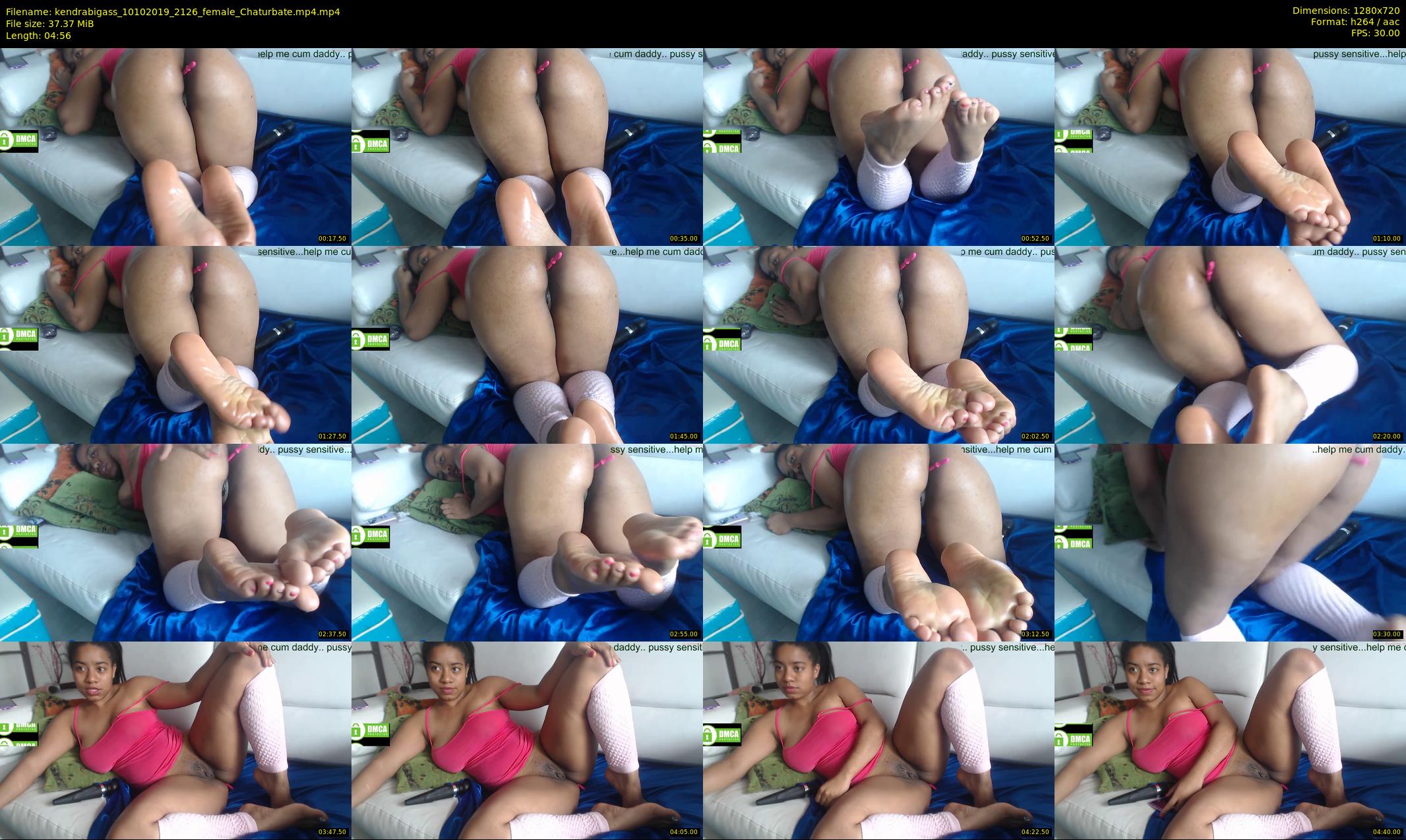 kendrabigass — 5 minute Chaturbate female cam show recording, 720p, Oct 10, 2019