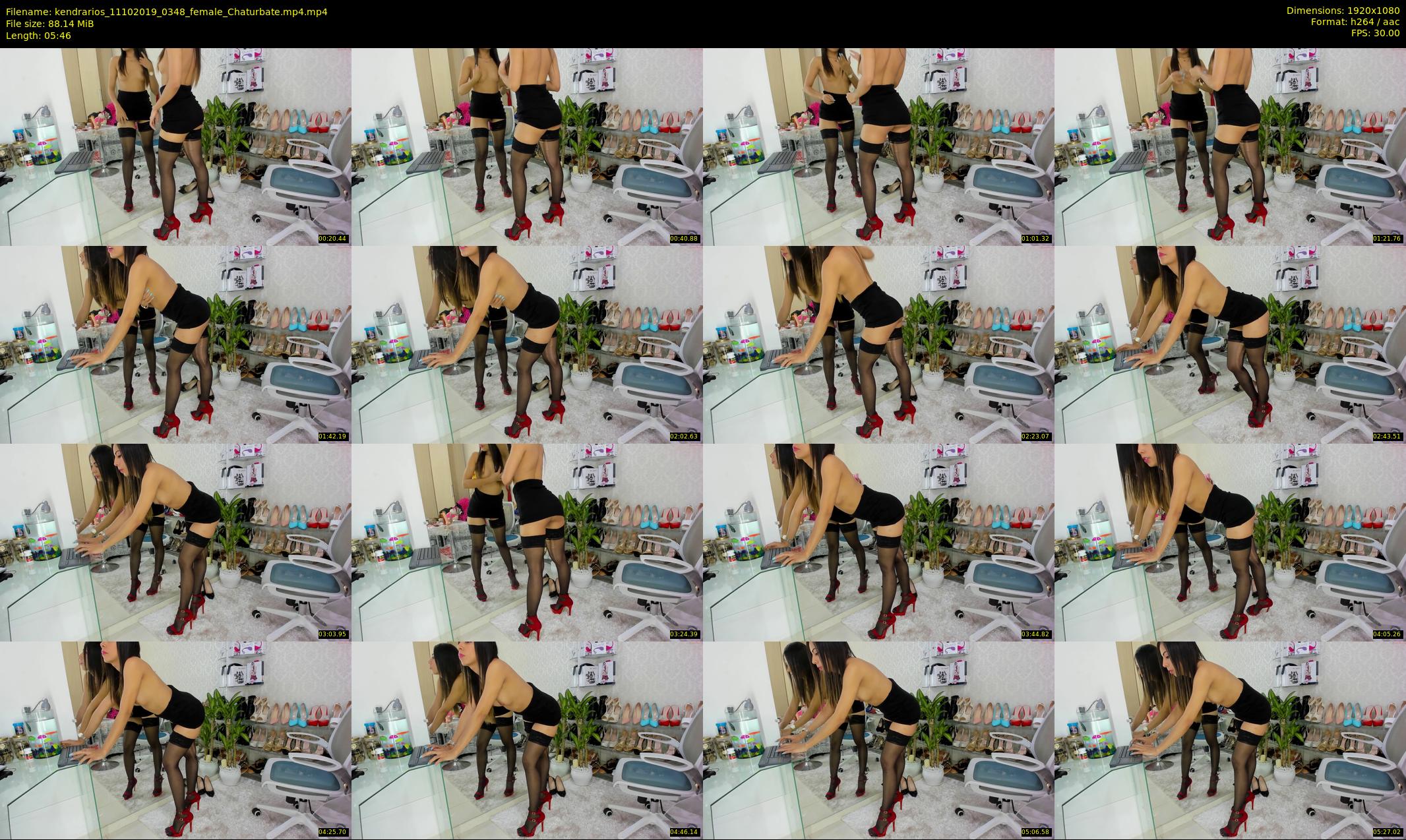 kendrarios — 6 minute Chaturbate female cam show recording, 1080p, Oct 11, 2019