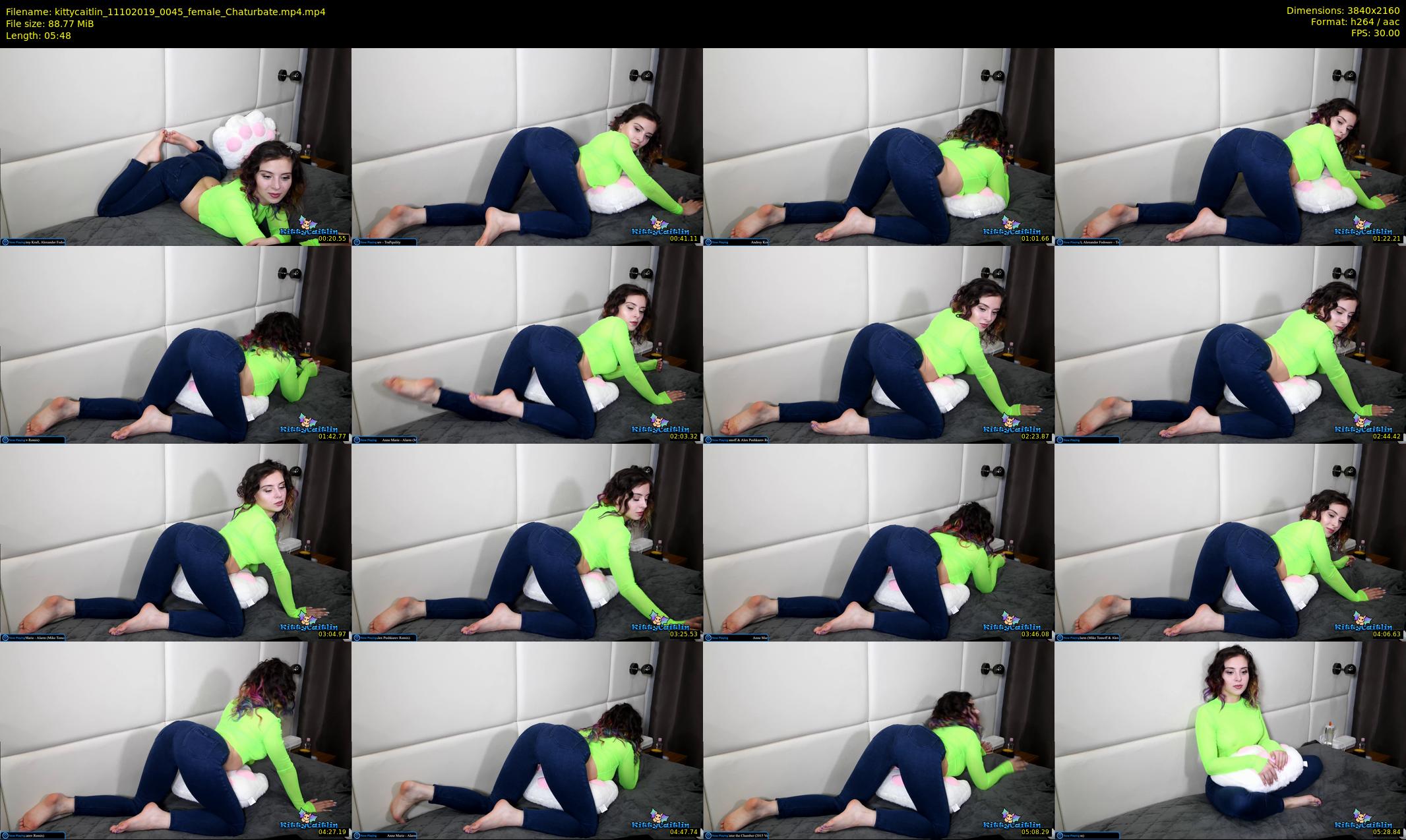 kittycaitlin — 6 minute Chaturbate female cam show recording, 4K, Oct 11, 2019