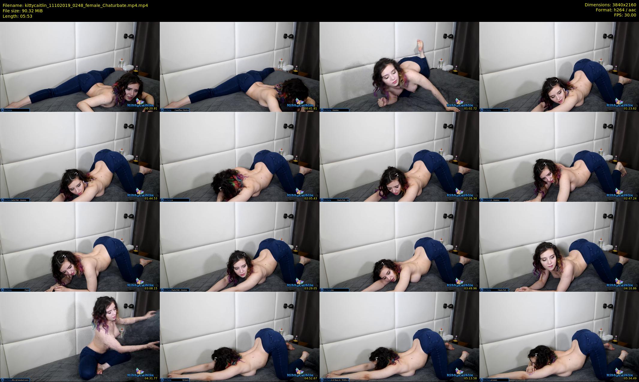 kittycaitlin — 6 minute Chaturbate female cam show recording, 4K, Oct 11, 2019