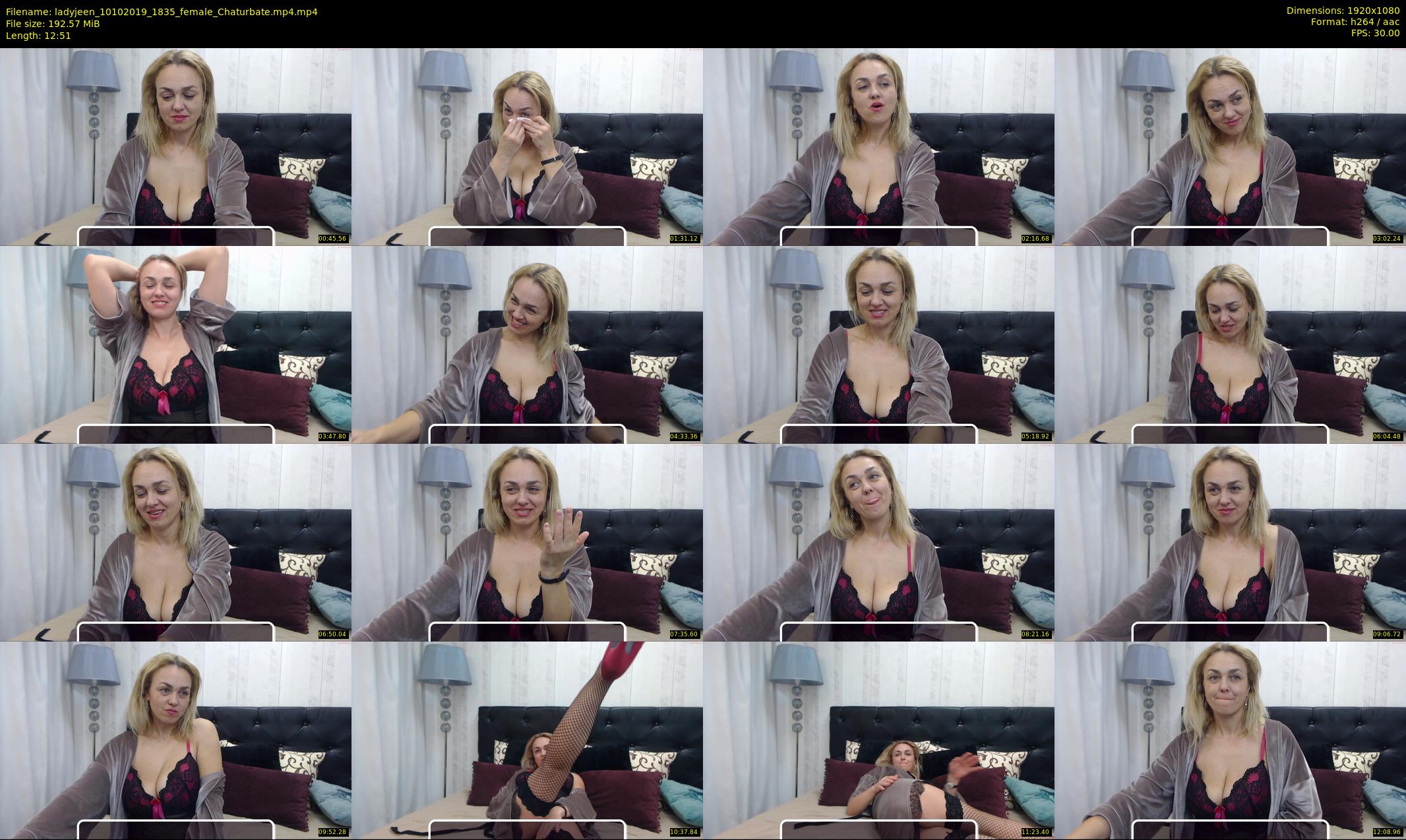 ladyjeen — 13 minute Chaturbate female cam show recording, 1080p, Oct 10, 2019