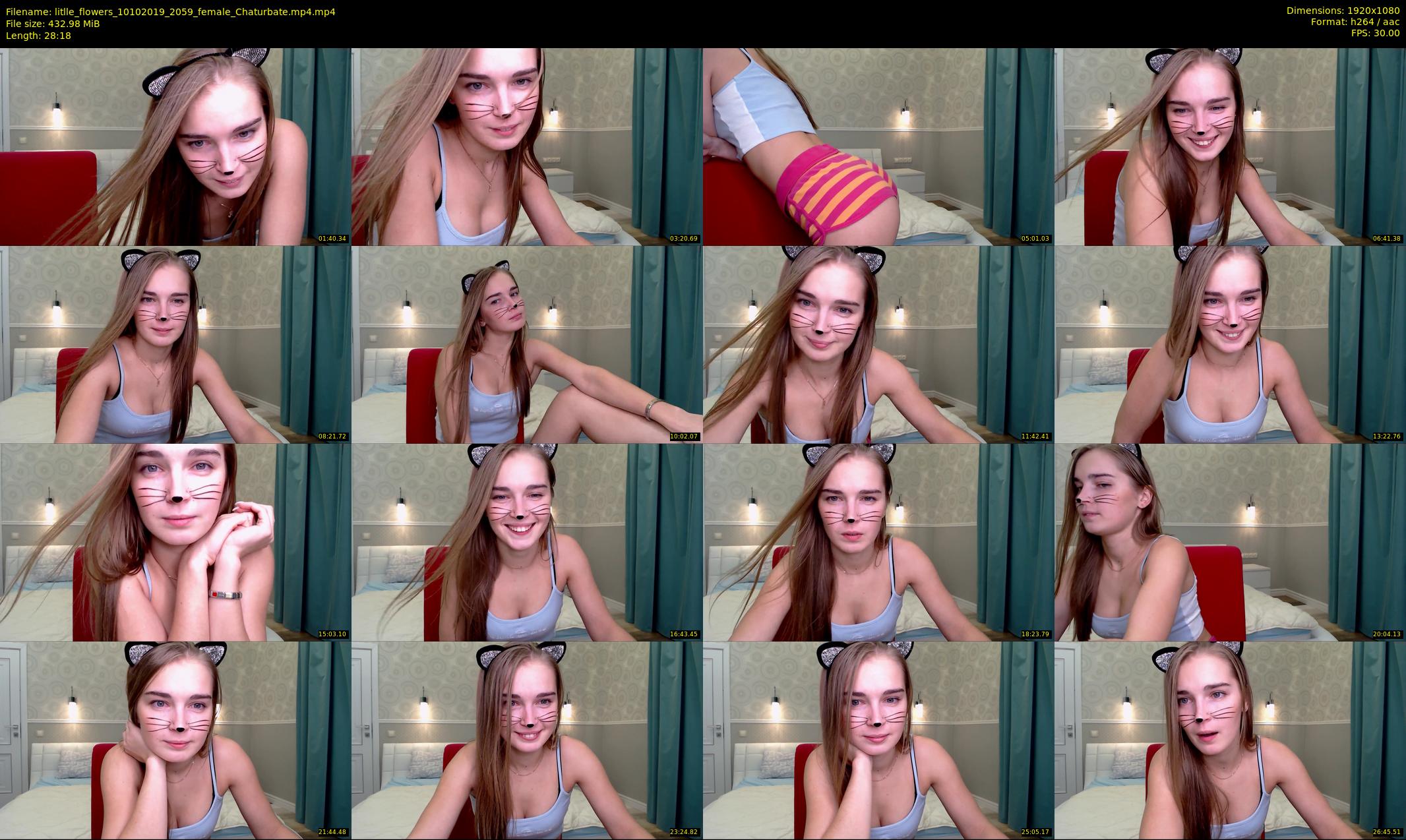 litlle_flowers — 29 minute Chaturbate female cam show recording, 1080p, Oct 10, 2019